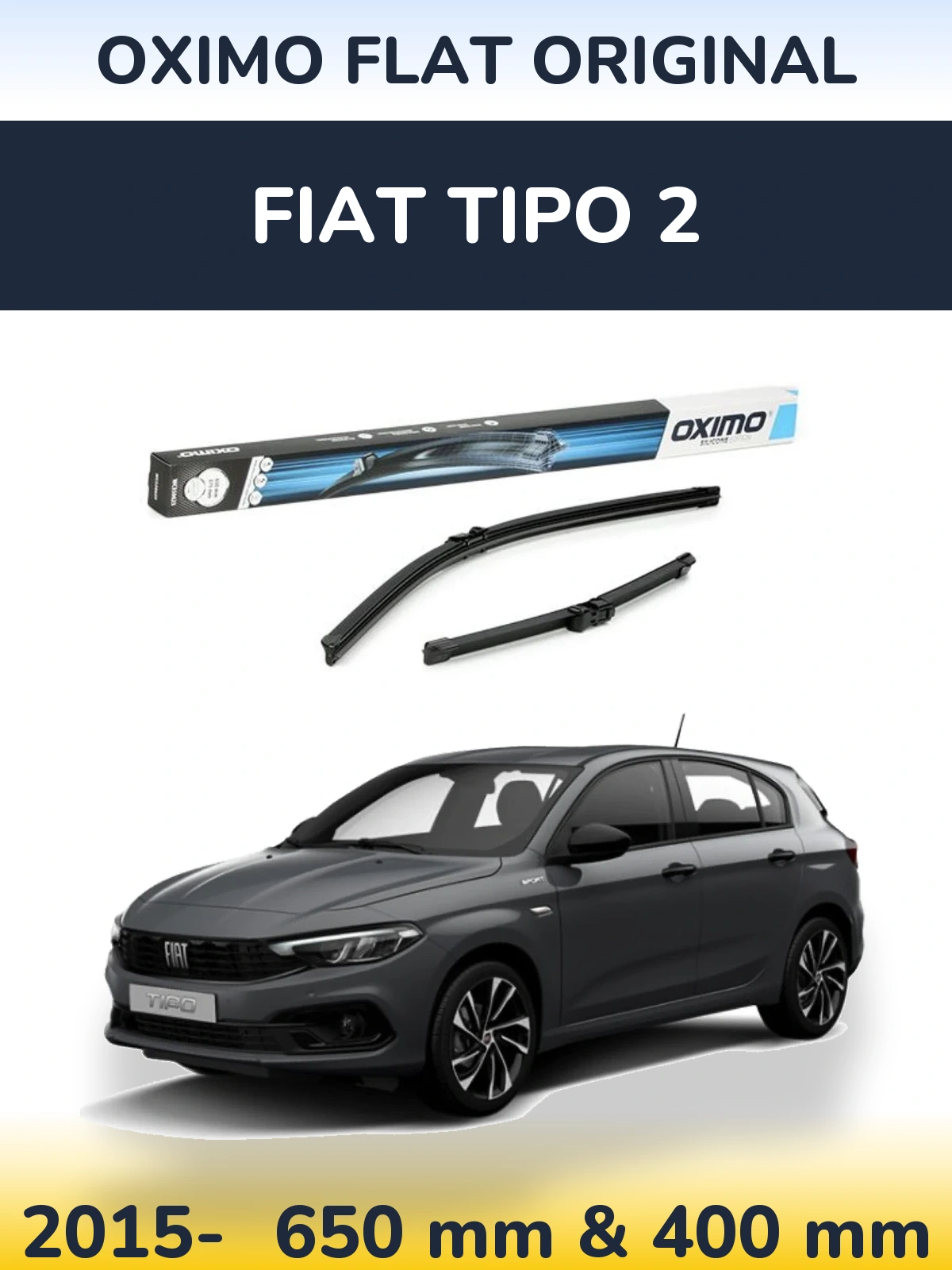 Ștergătoare Oximo Flat Original pentru Fiat Tipo 2