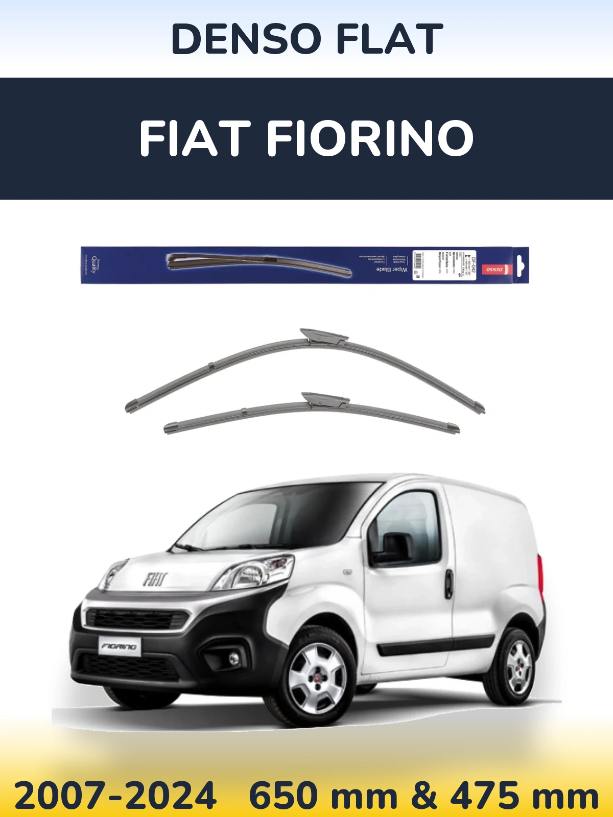 Ștergătoare Denso Flat pentru Fiat Fiorino