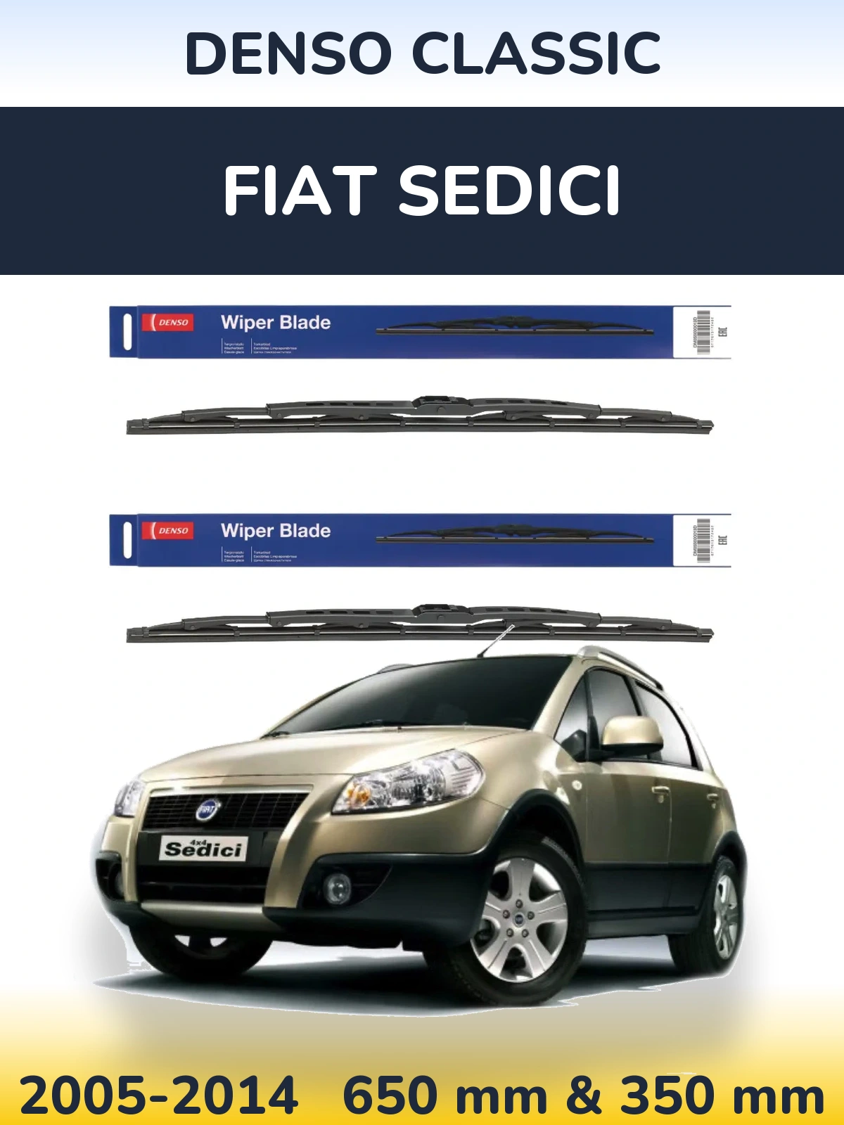 Ștergătoare Denso Classic pentru Fiat Sedici