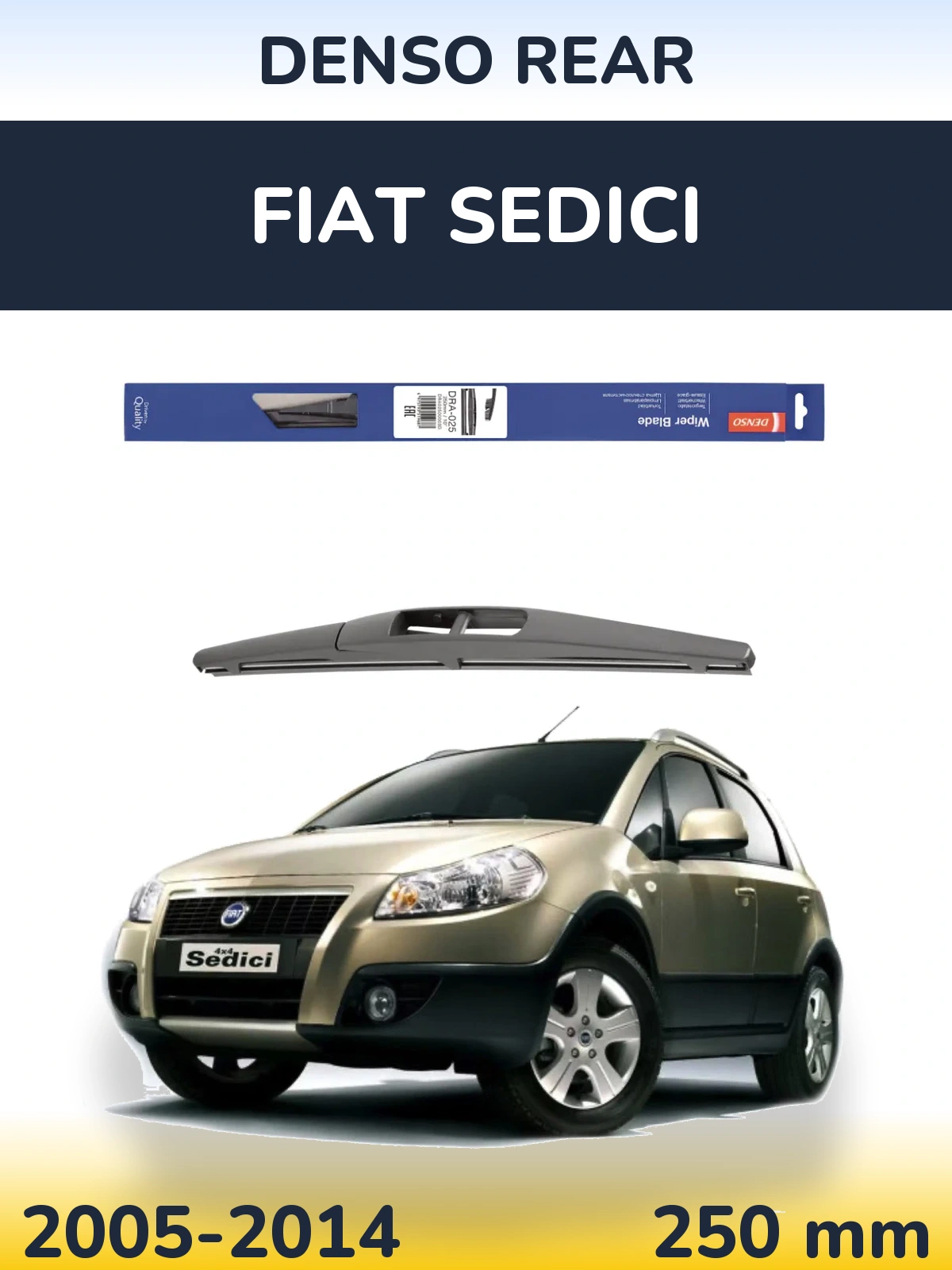 Ștergătoare Denso Rear pentru Fiat Sedici