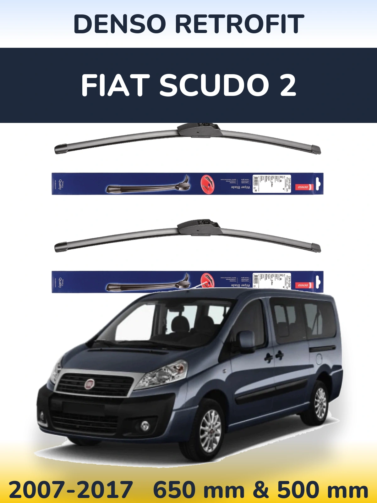 Ștergătoare Denso Retrofit pentru Fiat Scudo 2