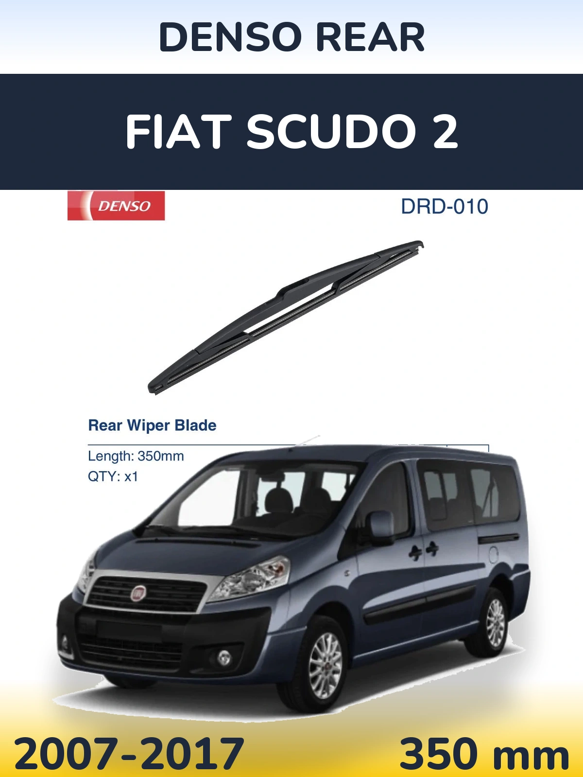 Ștergătoare Denso Rear pentru Fiat Scudo 2