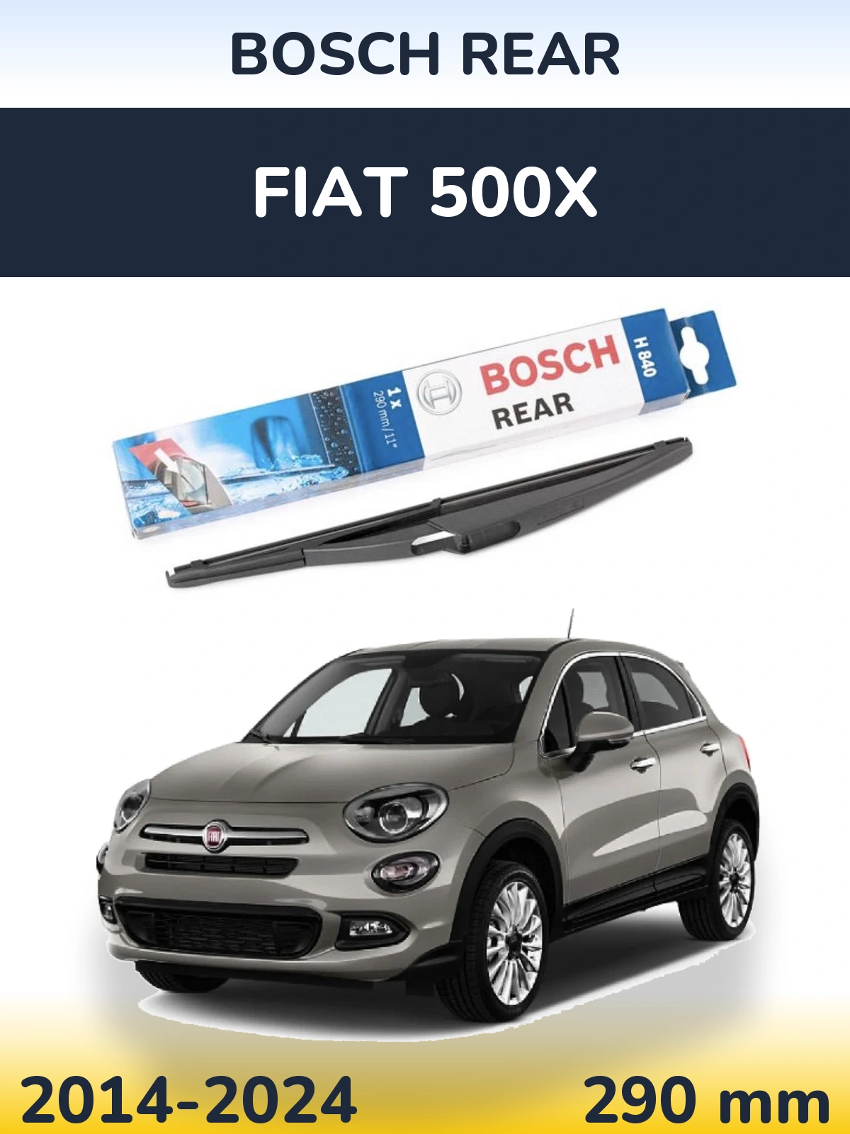 Ștergătoare BOSCH Rear pentru Fiat 500X