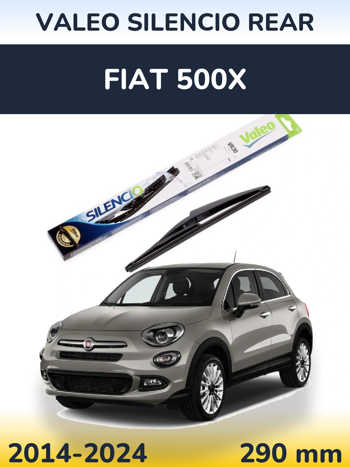 Ștergătoare Valeo Silencio Rear pentru Fiat 500X