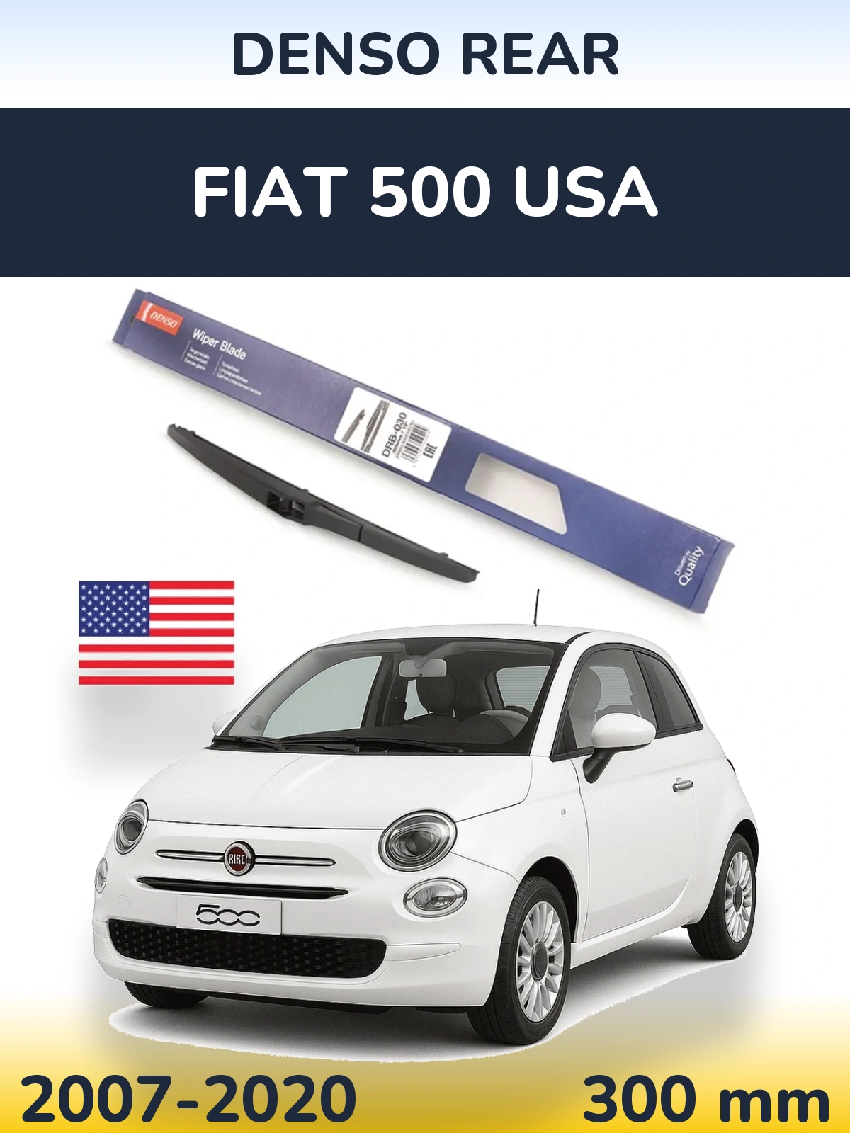 Ștergătoare Denso Rear pentru Fiat 500 USA