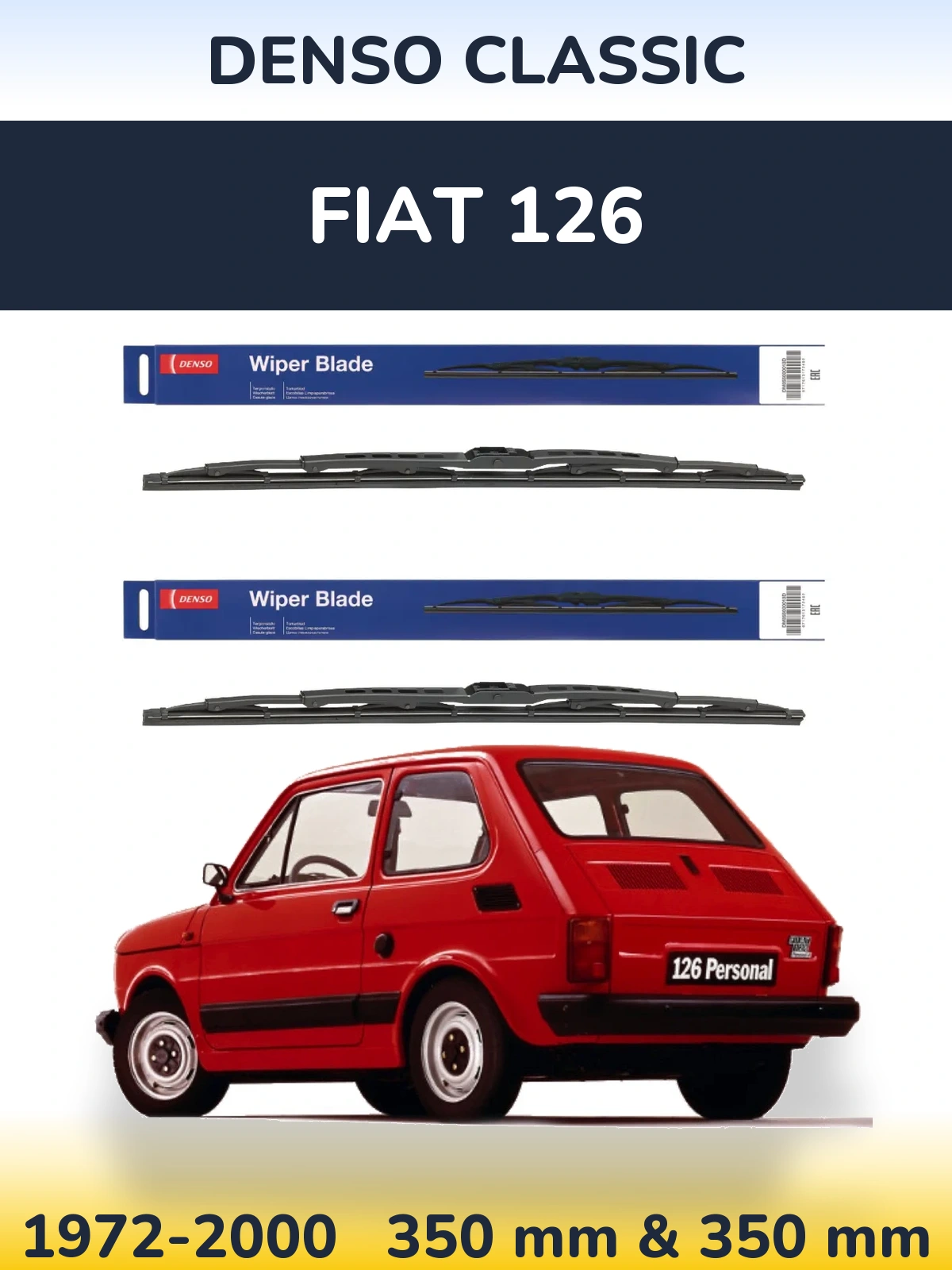 Ștergătoare Denso Classic pentru Fiat 126