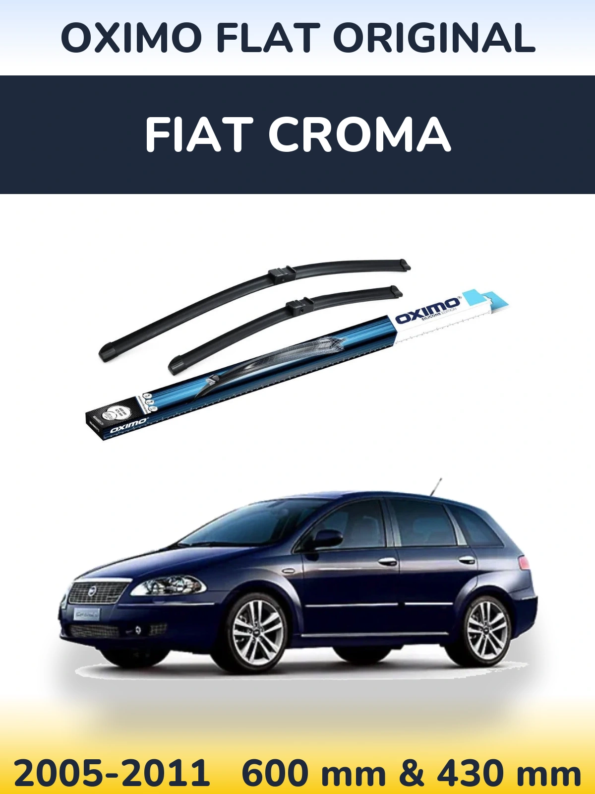 Ștergătoare Oximo Flat Original pentru Fiat Croma