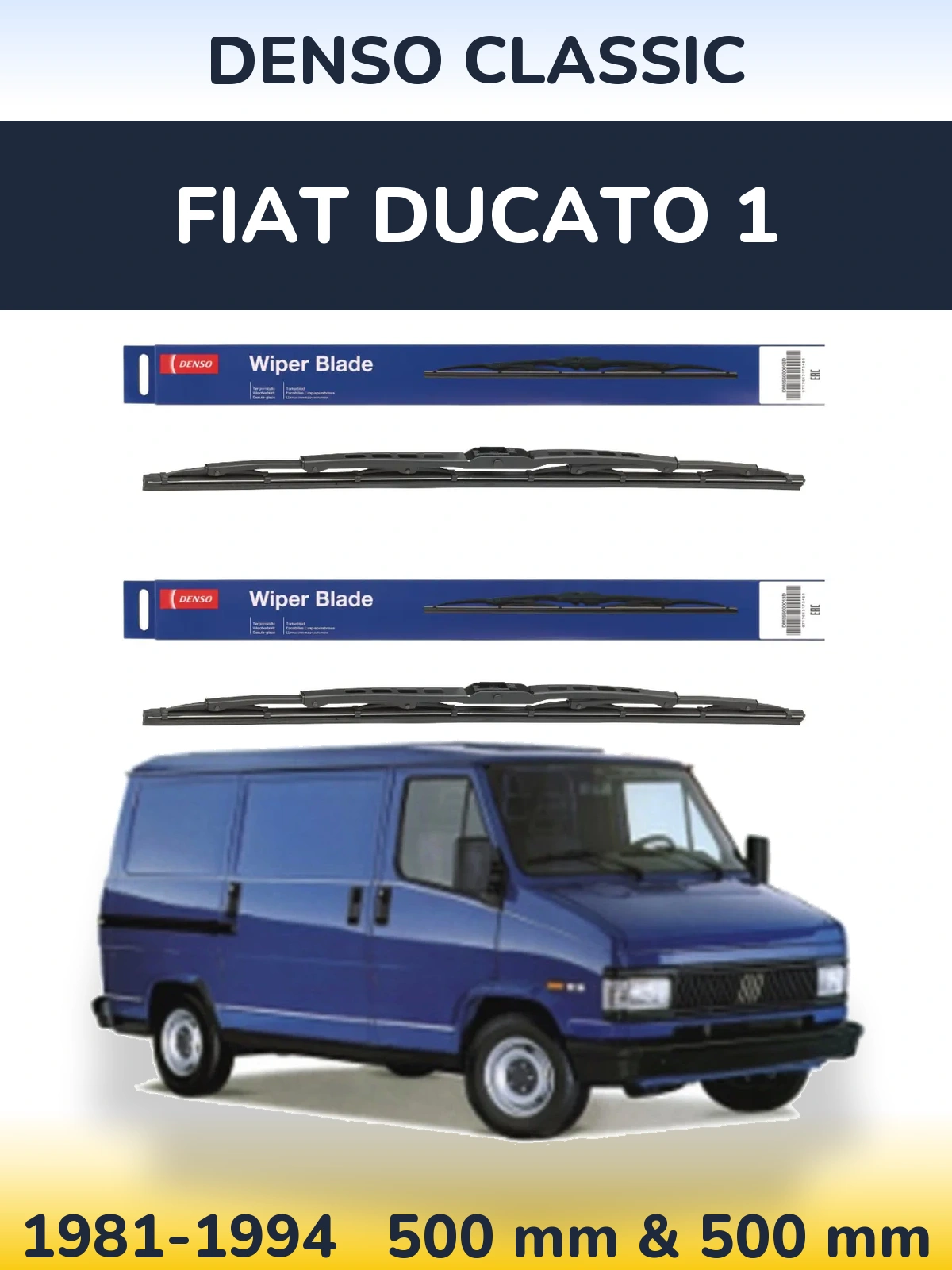 Ștergătoare Denso Classic pentru Fiat Ducato 1