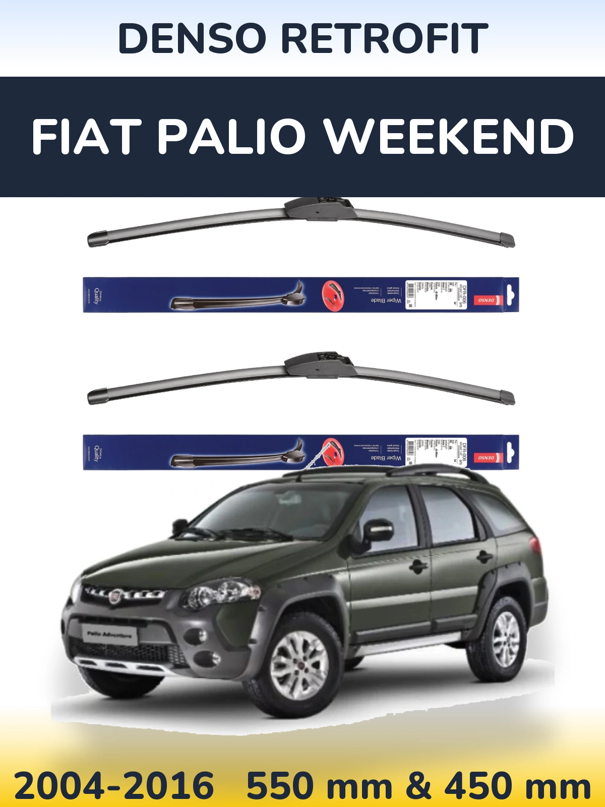 Ștergătoare Denso Retrofit pentru Fiat Palio Weekend