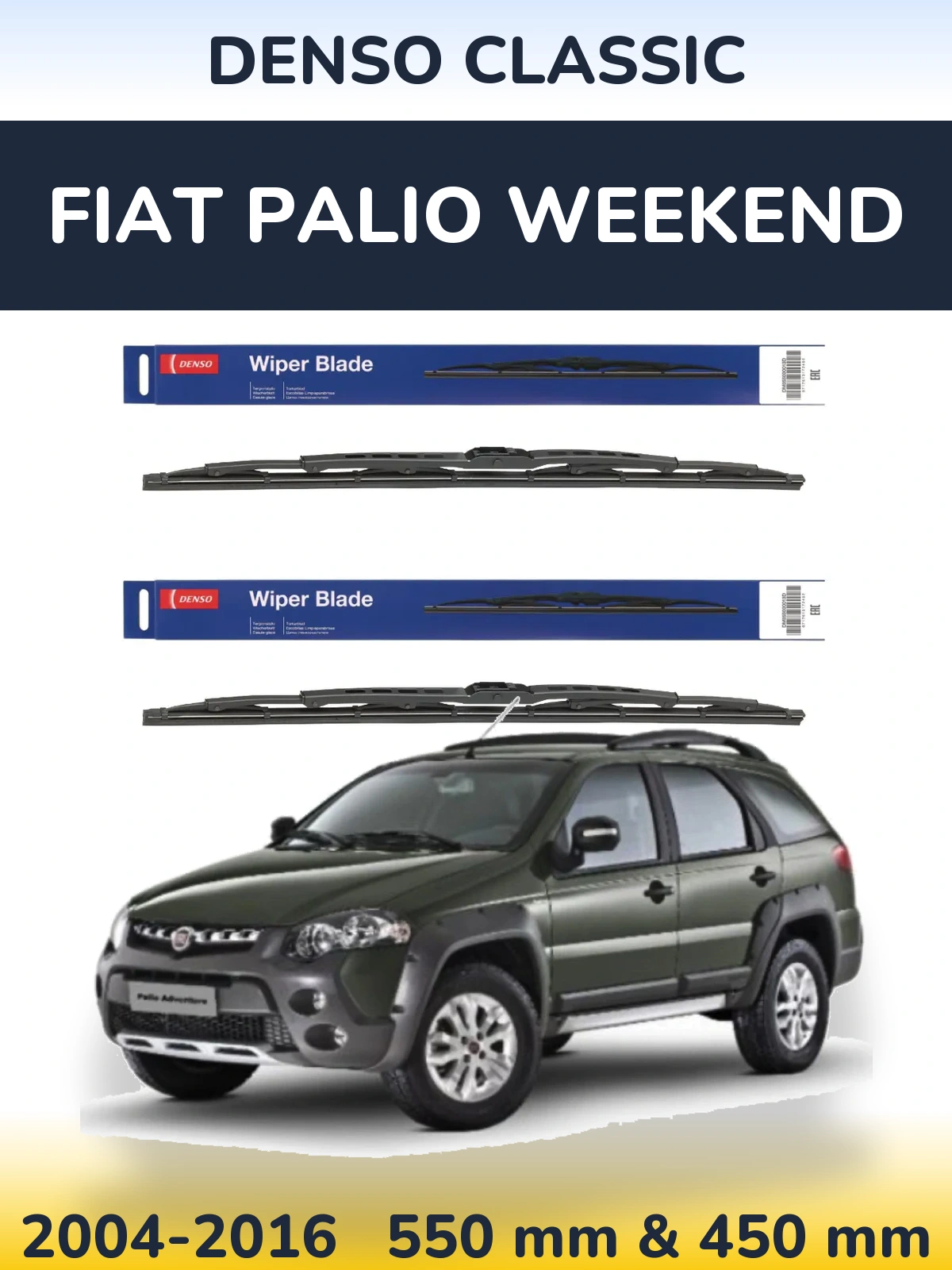 Ștergătoare Denso Classic pentru Fiat Palio Weekend