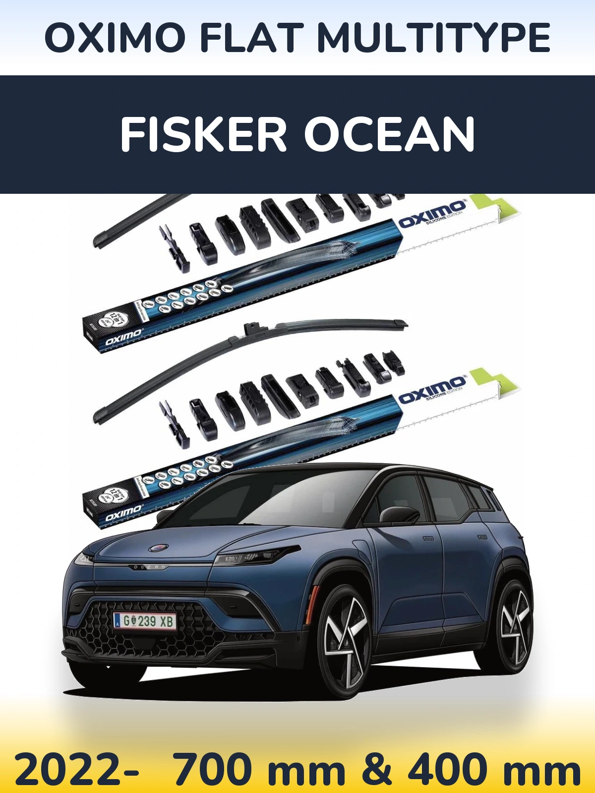 Ștergătoare Oximo Flat MultiTipe pentru Fisker Ocean
