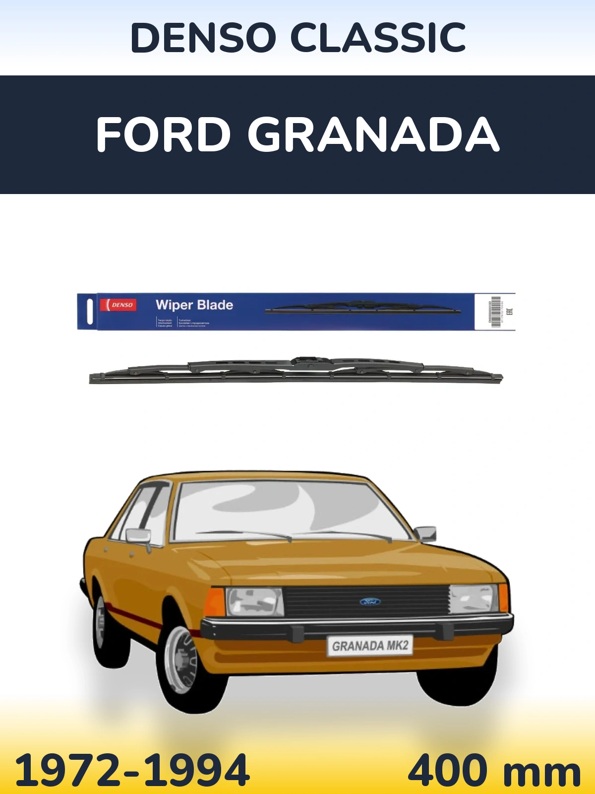 Ștergătoare Denso Classic pentru Ford Granada