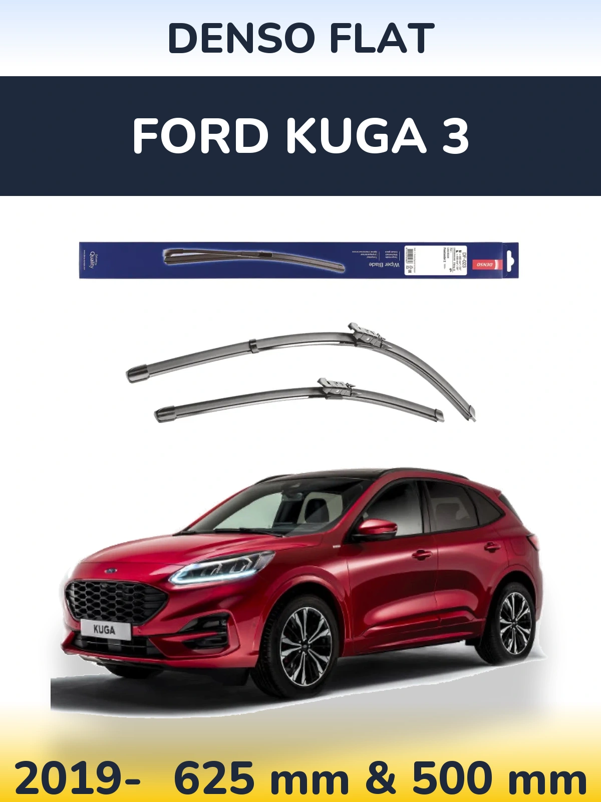 Ștergătoare Denso Flat pentru Ford Kuga 3