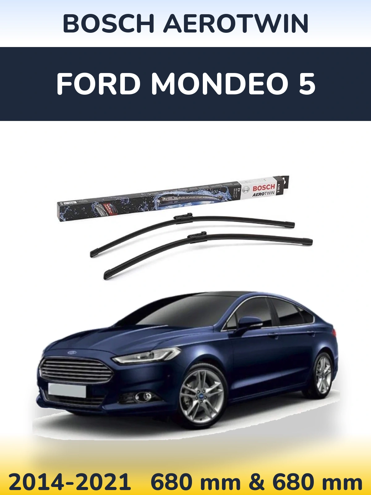 Ștergătoare BOSCH AeroTwin pentru Ford Mondeo 5
