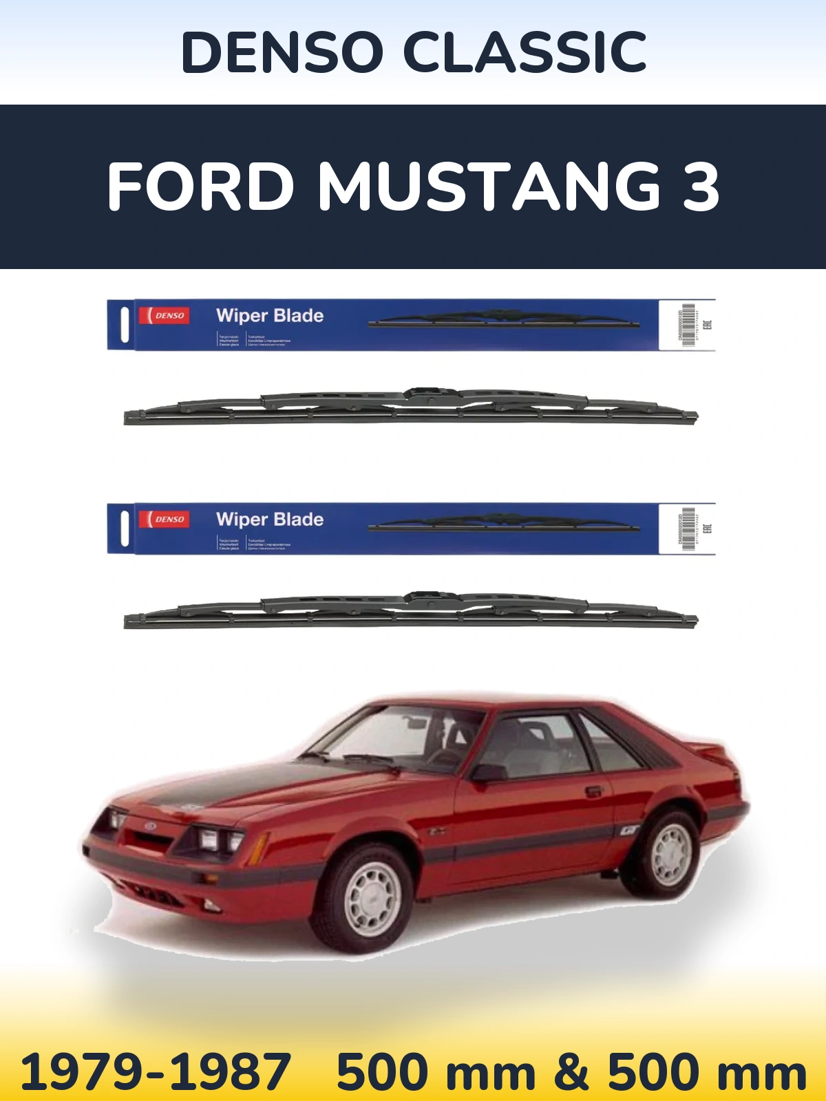 Ștergătoare Denso Classic pentru Ford Mustang 3