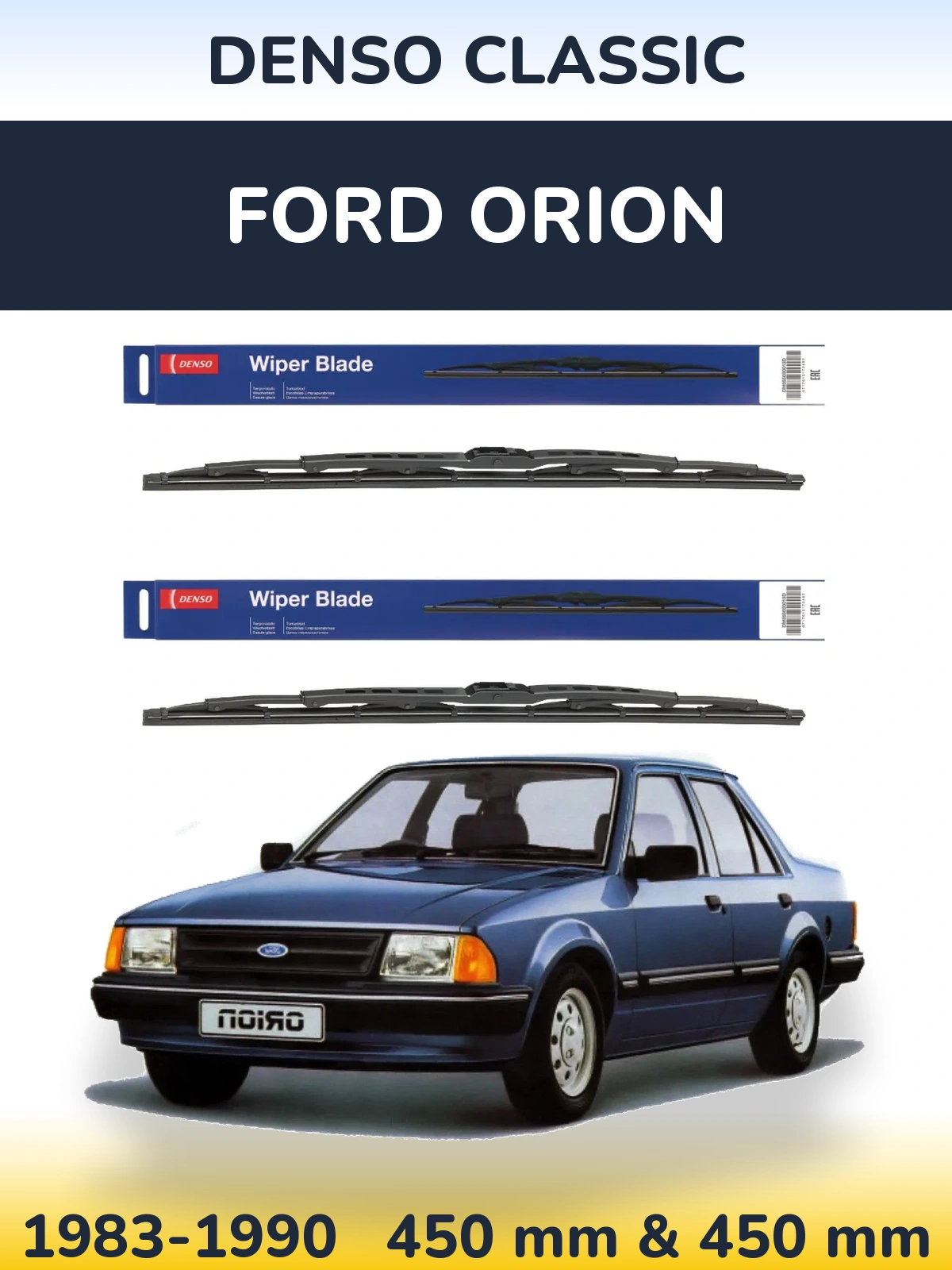 Ștergătoare Denso Classic pentru Ford Orion