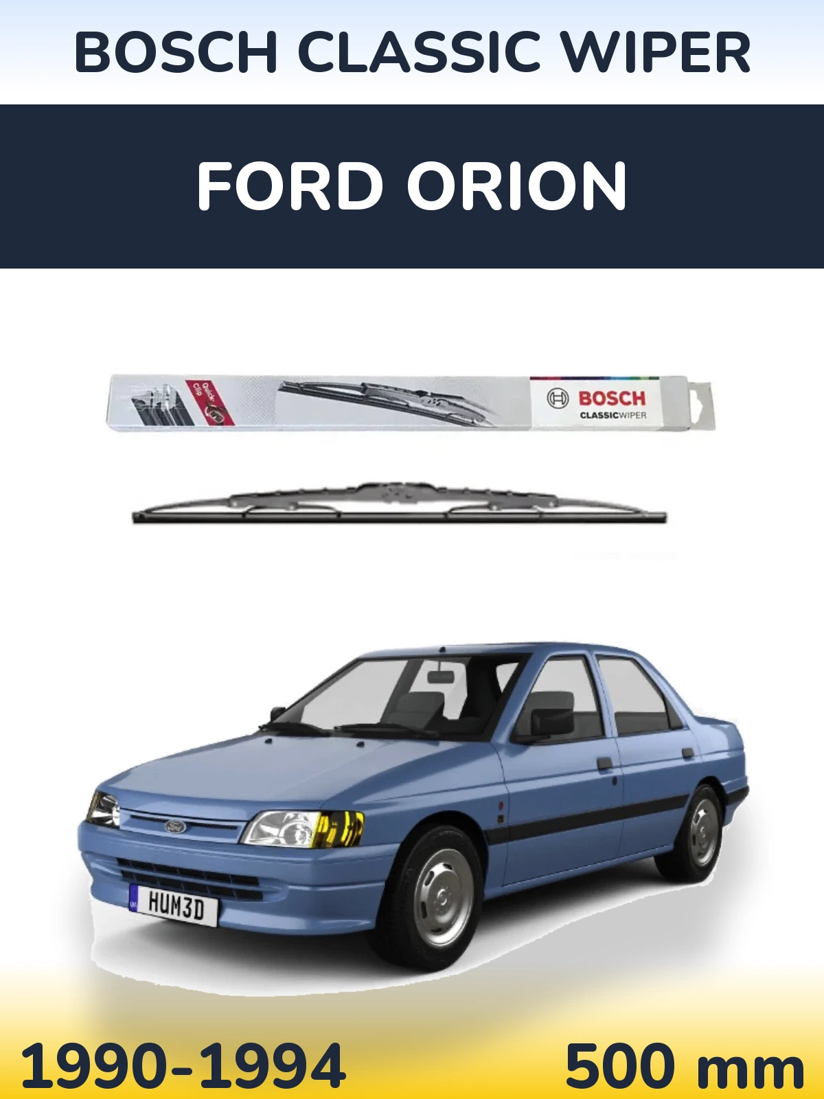 Ștergătoare BOSCH Classic Wiper pentru Ford Orion