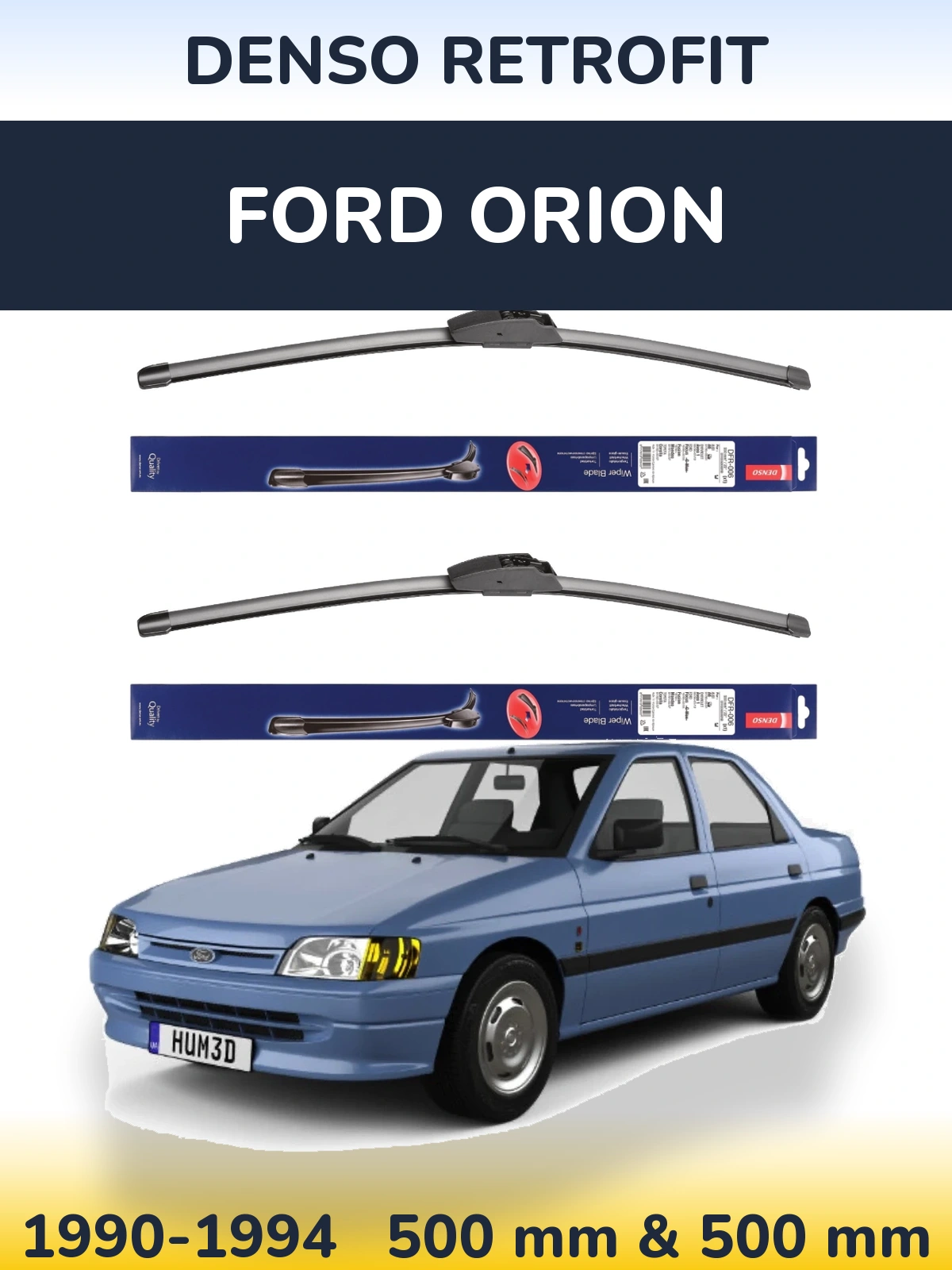 Ștergătoare Denso Retrofit pentru Ford Orion
