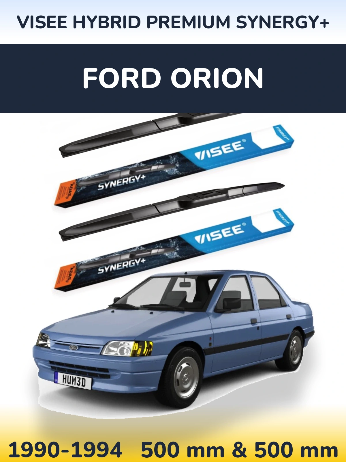 Ștergătoare VISEE HYBRID PREMIUM SYNERGY+ pentru Ford Orion