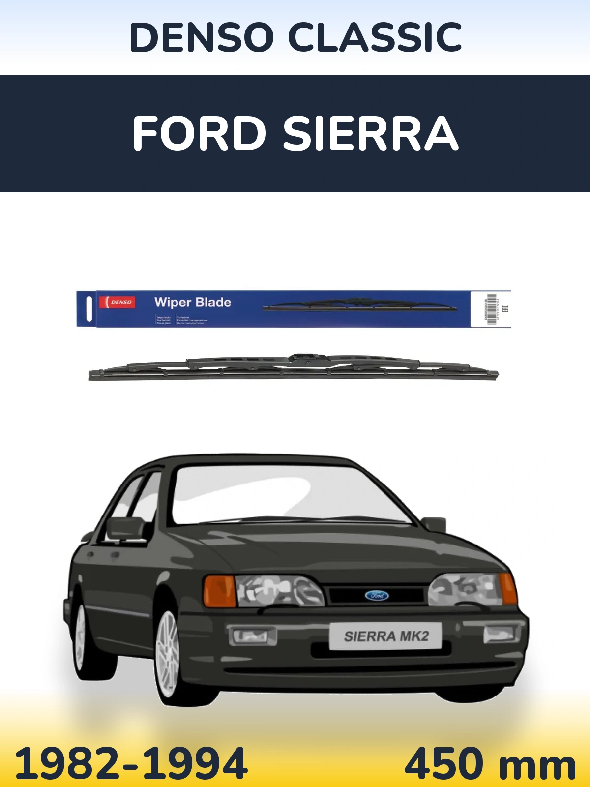 Ștergătoare Denso Classic pentru Ford Sierra