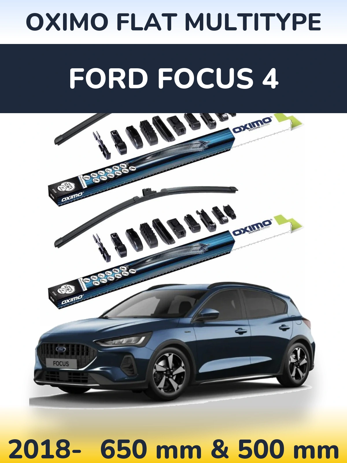 Ștergătoare Oximo Flat MultiTipe pentru Ford Focus 4