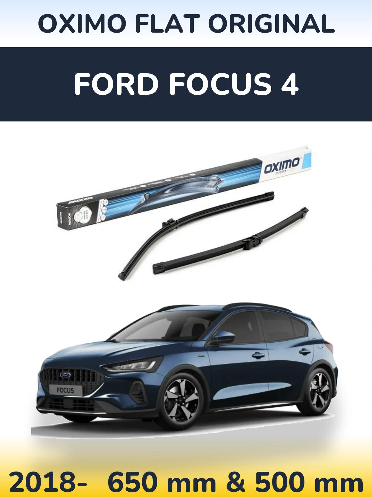 Ștergătoare Oximo Flat Original pentru Ford Focus 4