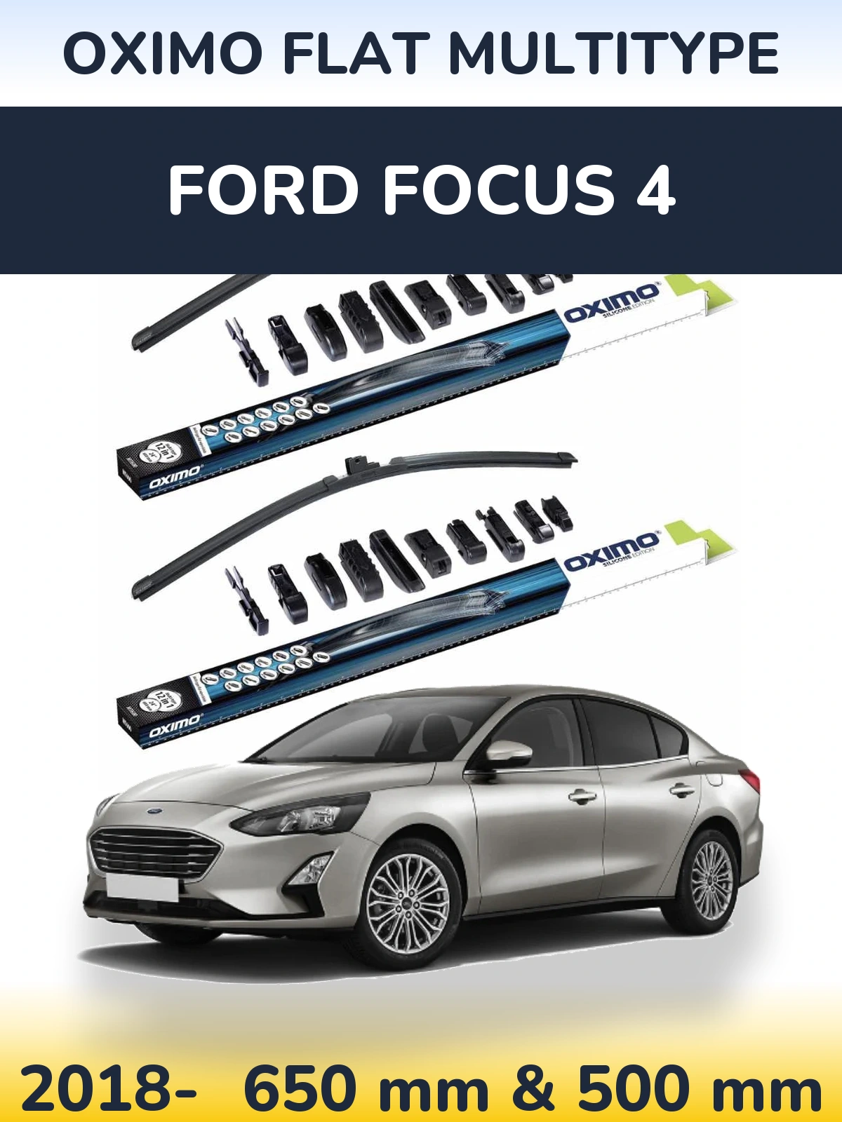 Ștergătoare Oximo Flat MultiTipe pentru Ford Focus 4