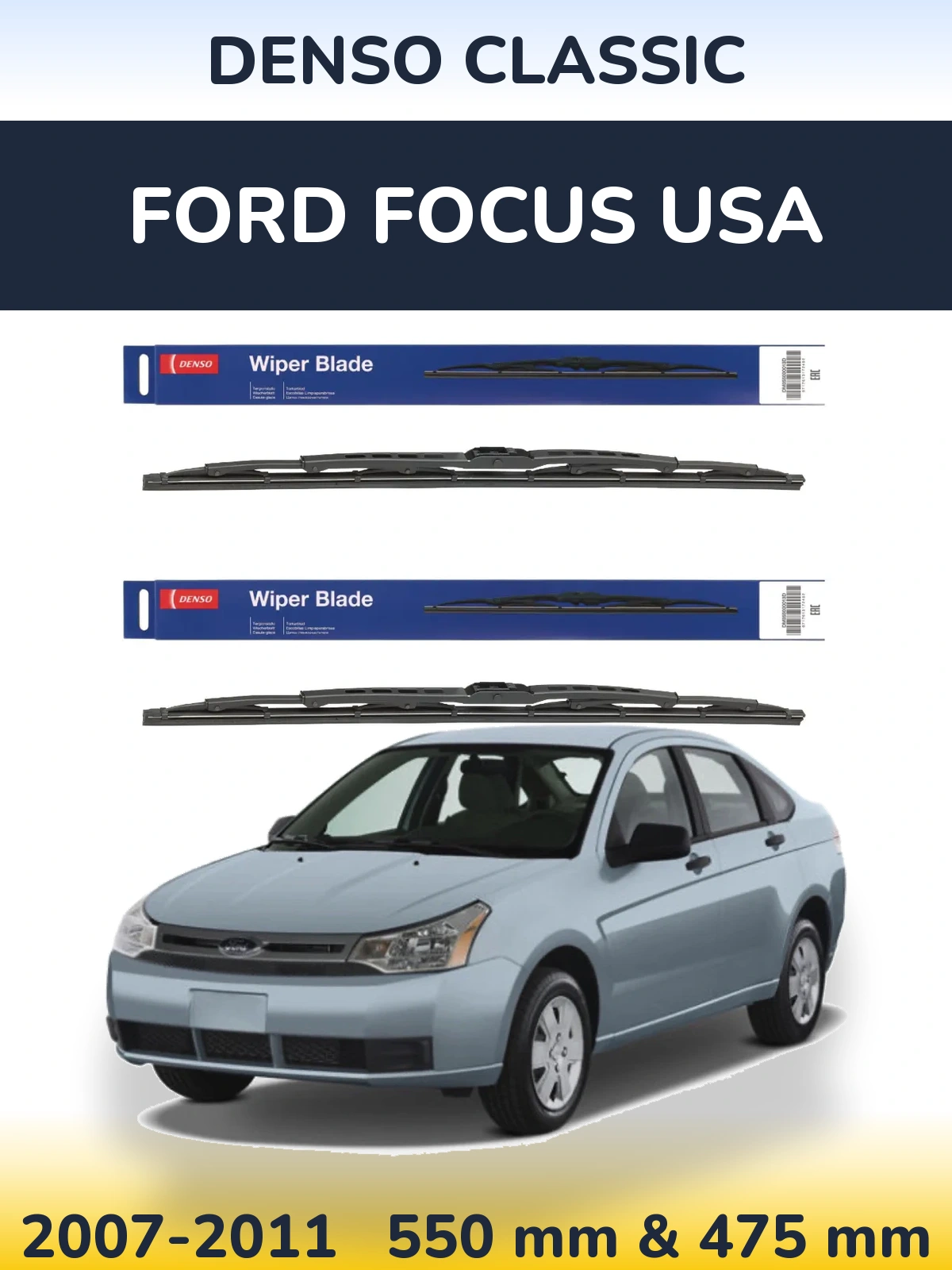 Ștergătoare Denso Classic pentru Ford Focus USA