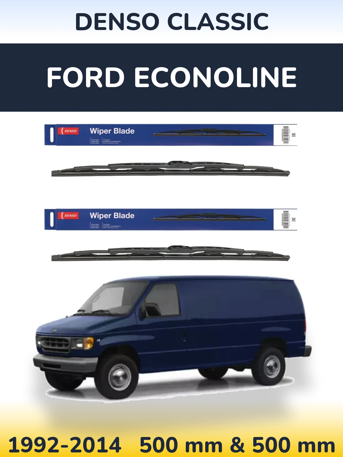 Ștergătoare Denso Classic pentru Ford Econoline