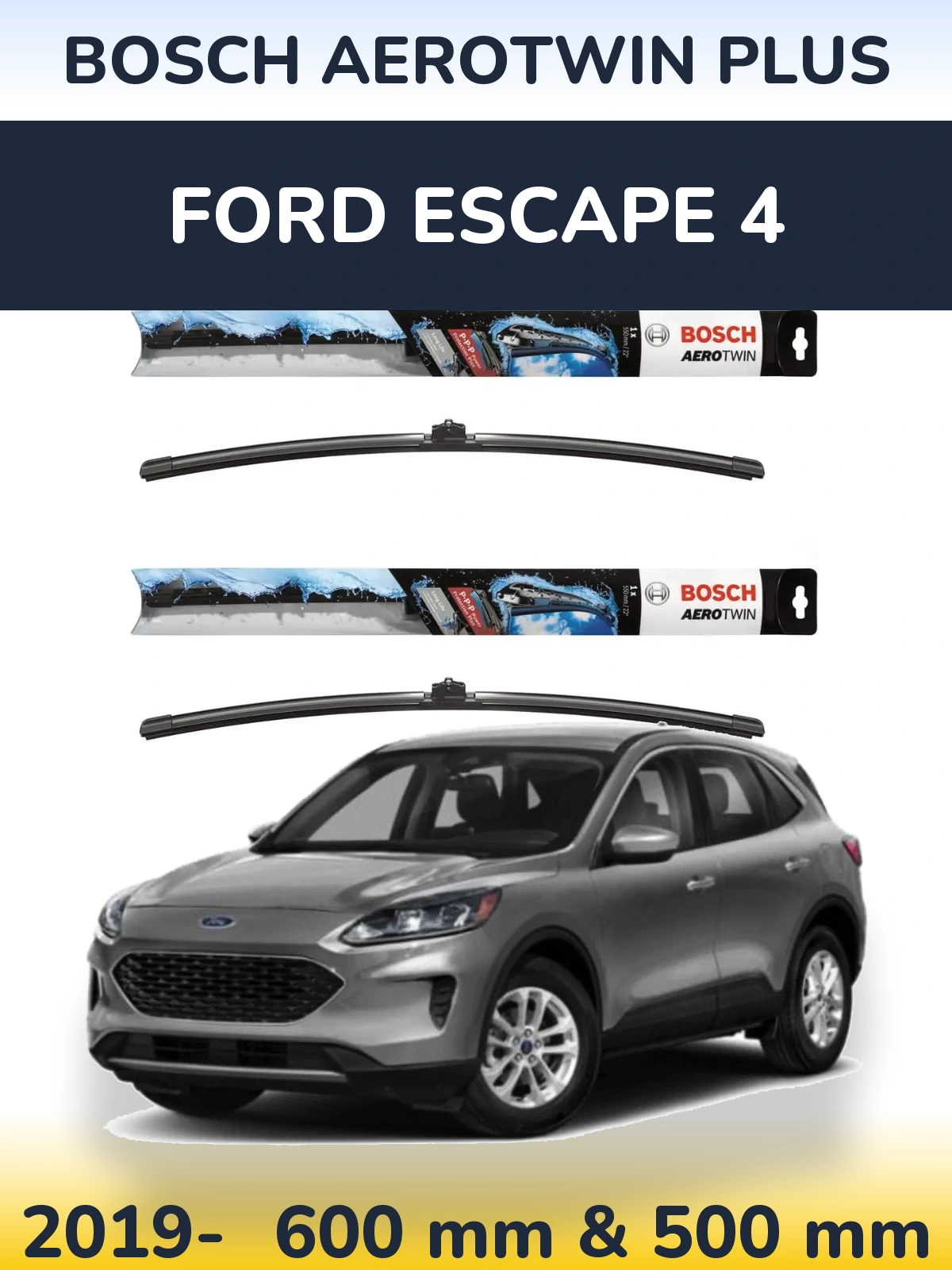 Ștergătoare BOSCH AeroTwin Plus pentru Ford Escape 4