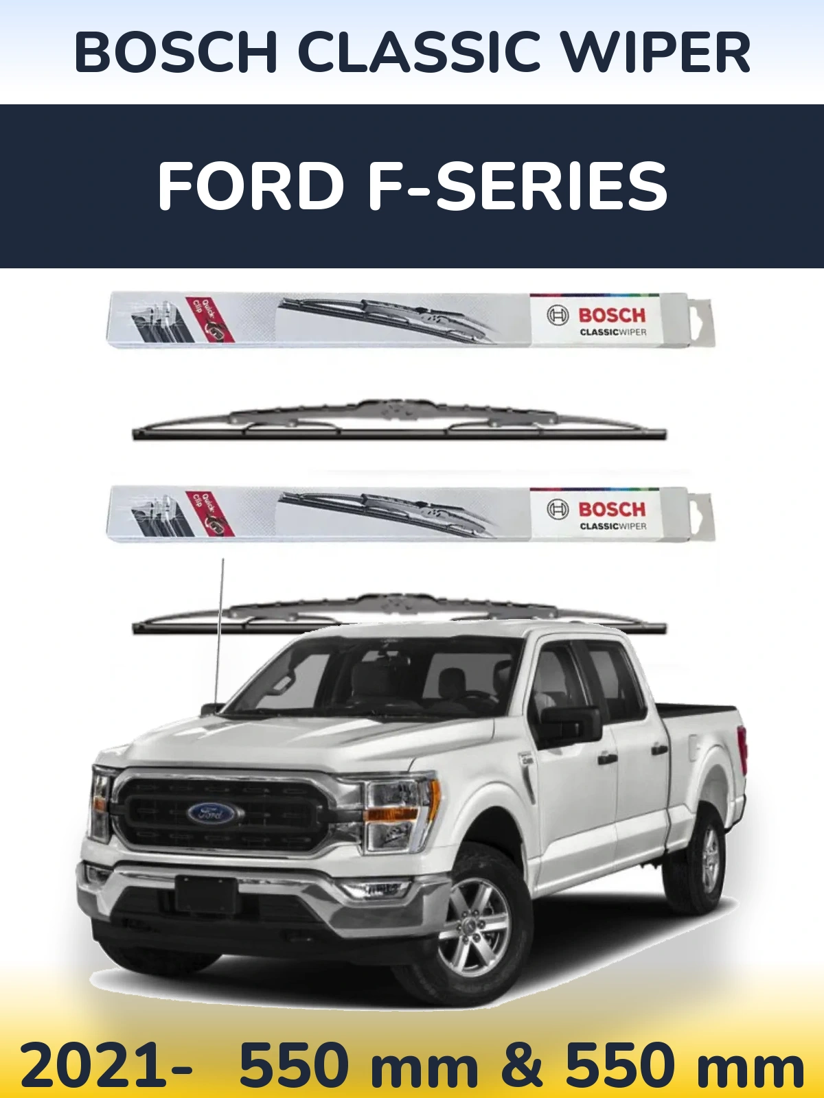 Ștergătoare BOSCH Classic Wiper pentru Ford F-series