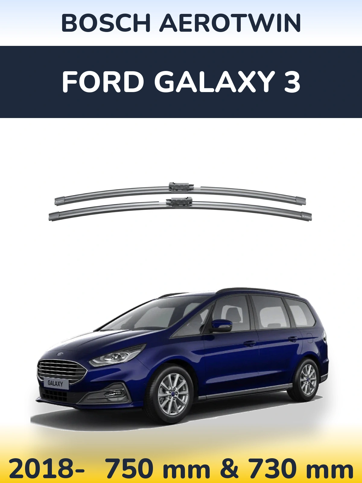 Ștergătoare BOSCH AeroTwin pentru Ford Galaxy 3