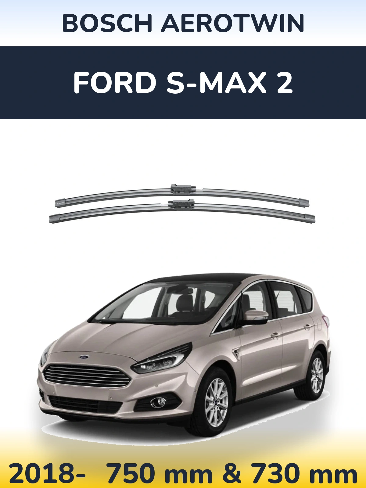Ștergătoare BOSCH AeroTwin pentru Ford S-MAX 2