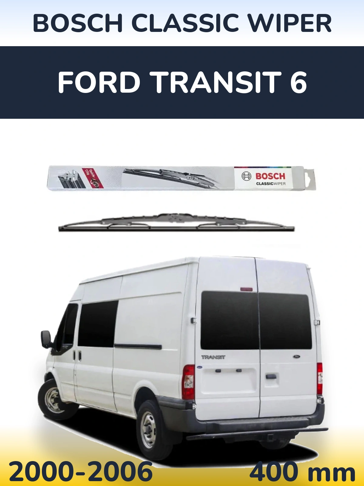 Ștergătoare BOSCH Classic Wiper pentru Ford Transit 6