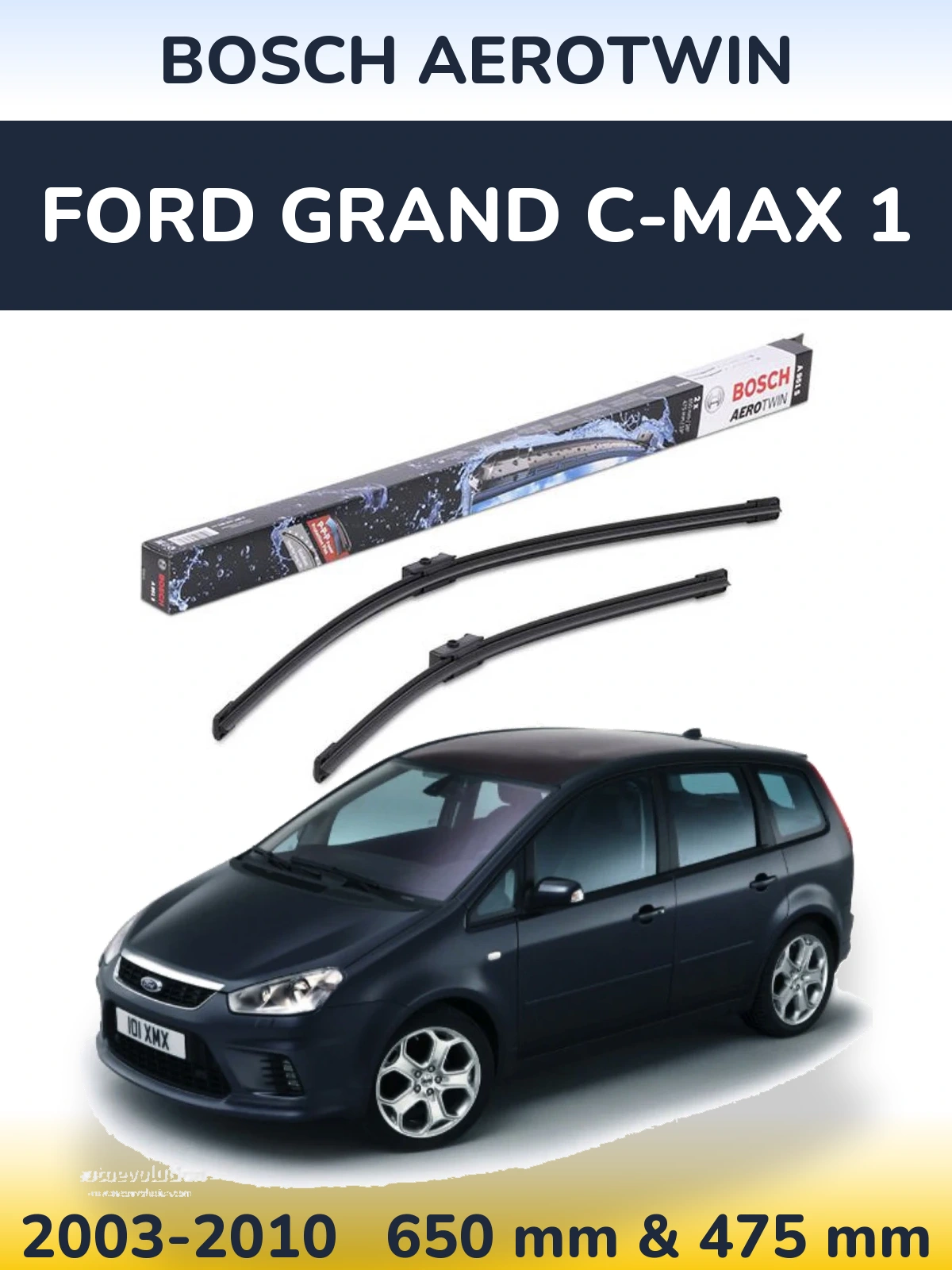 Ștergătoare BOSCH AeroTwin pentru Ford Grand C-MAX 1