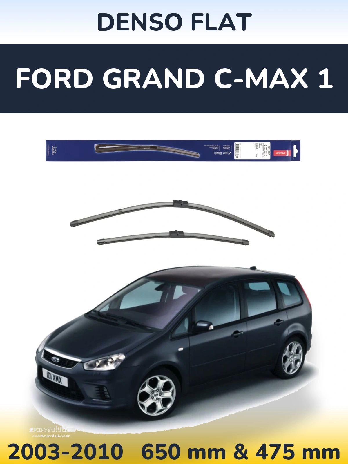 Ștergătoare Denso Flat pentru Ford Grand C-MAX 1