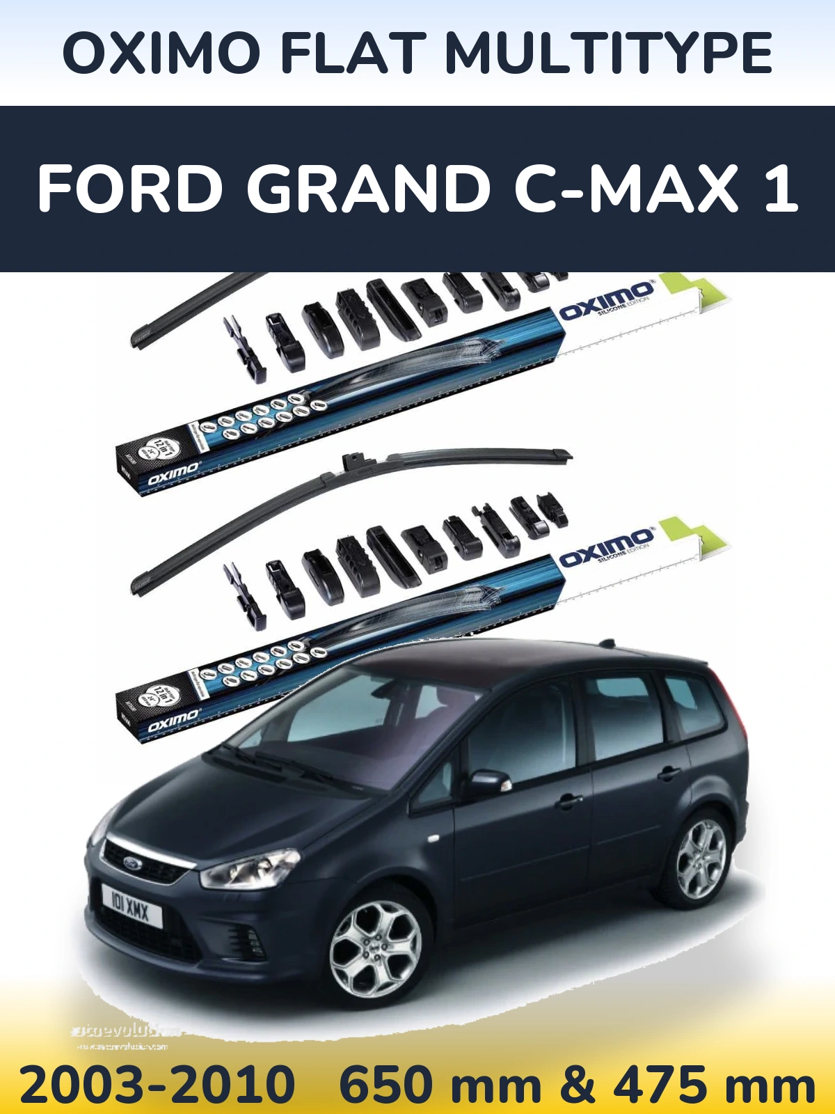 Ștergătoare Oximo Flat MultiTipe pentru Ford Grand C-MAX 1