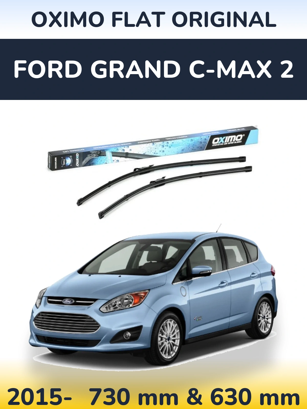 Ștergătoare Oximo Flat Original pentru Ford Grand C-MAX 2