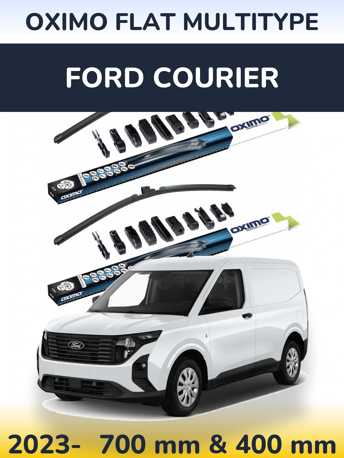 Ștergătoare Oximo Flat MultiTipe pentru Ford Courier