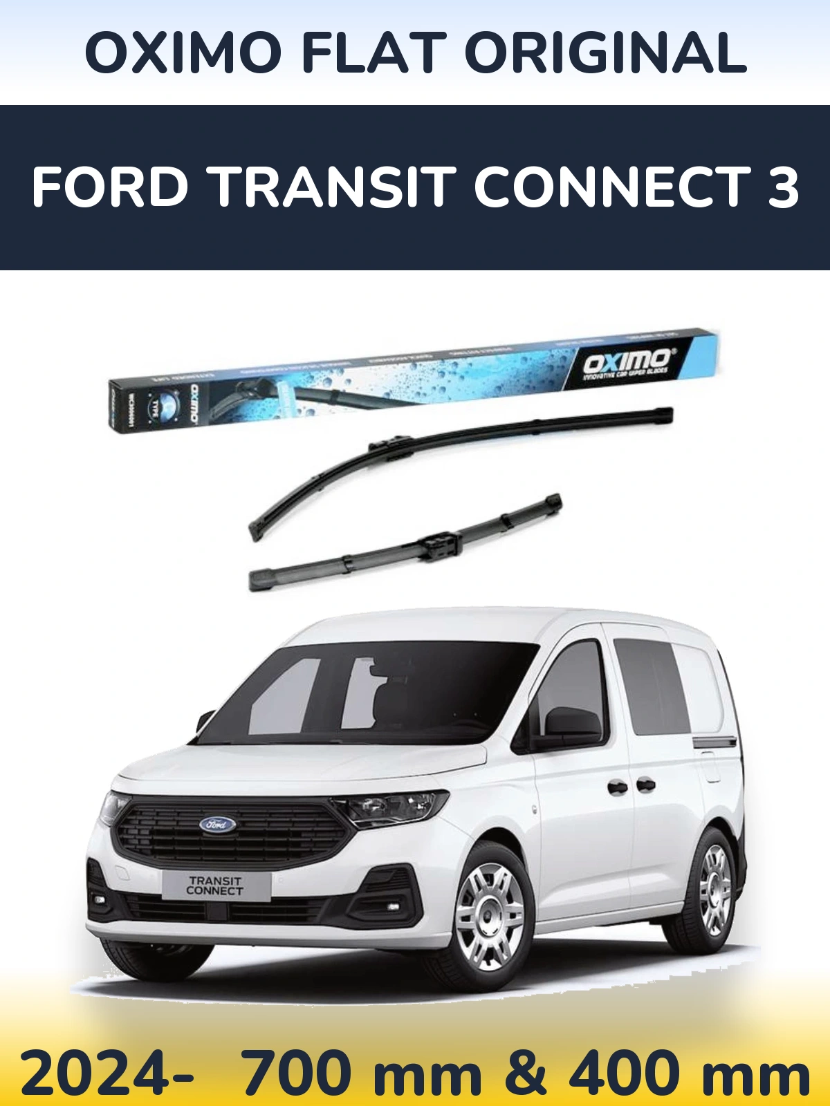 Ștergătoare Oximo Flat Original pentru Ford Transit Connect 3