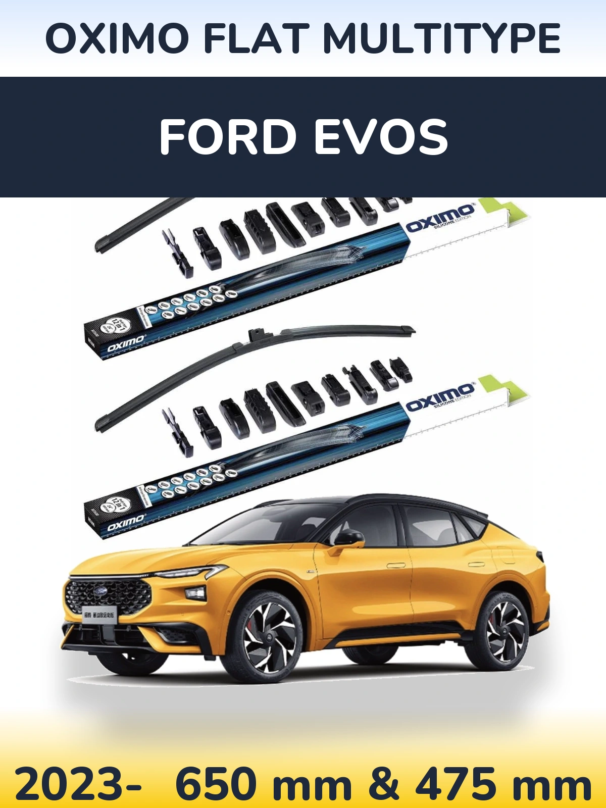 Ștergătoare Oximo Flat MultiTipe pentru Ford Evos