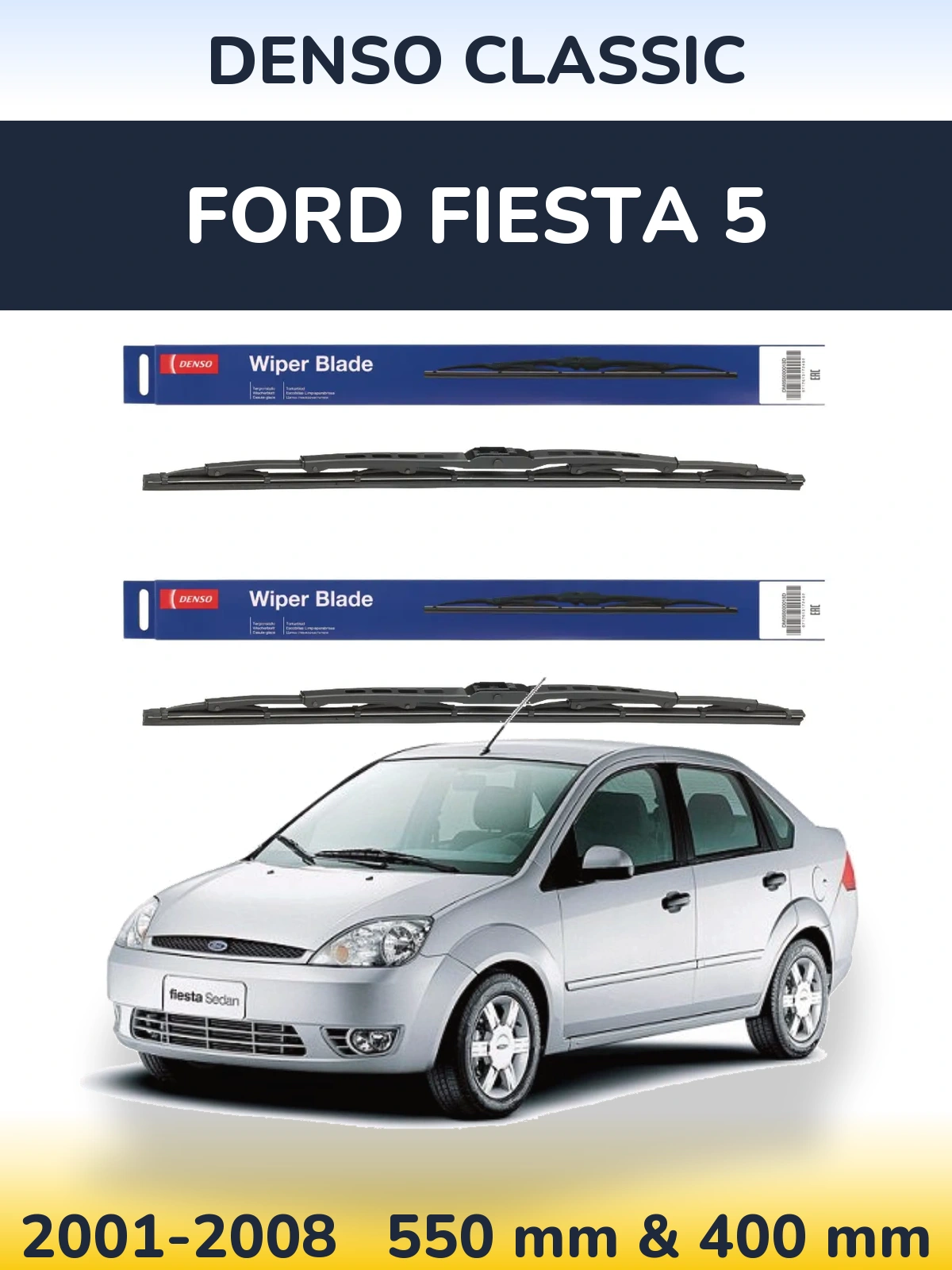 Ștergătoare Denso Classic pentru Ford Fiesta 5