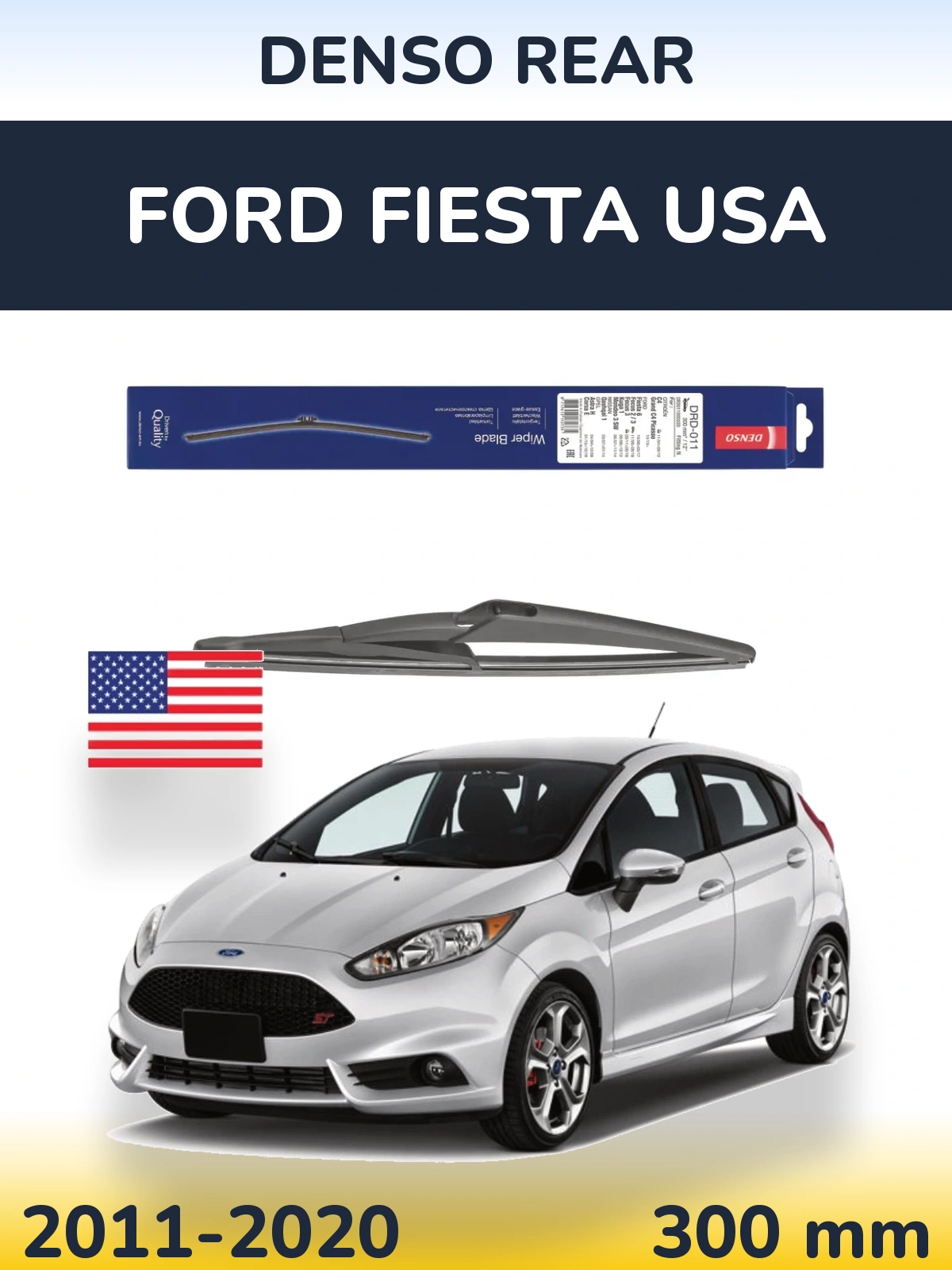 Ștergătoare Denso Rear pentru Ford Fiesta USA