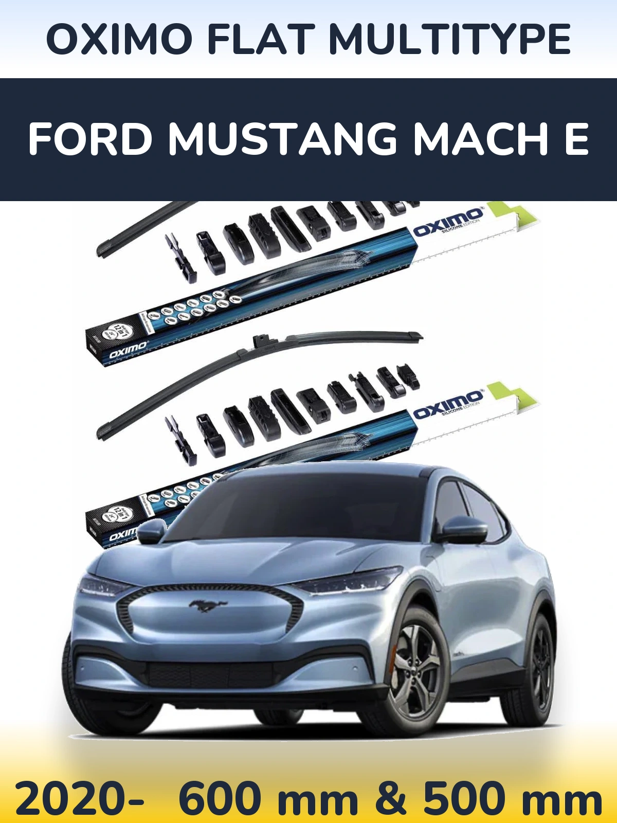 Ștergătoare Oximo Flat MultiTipe pentru Ford Mustang Mach E