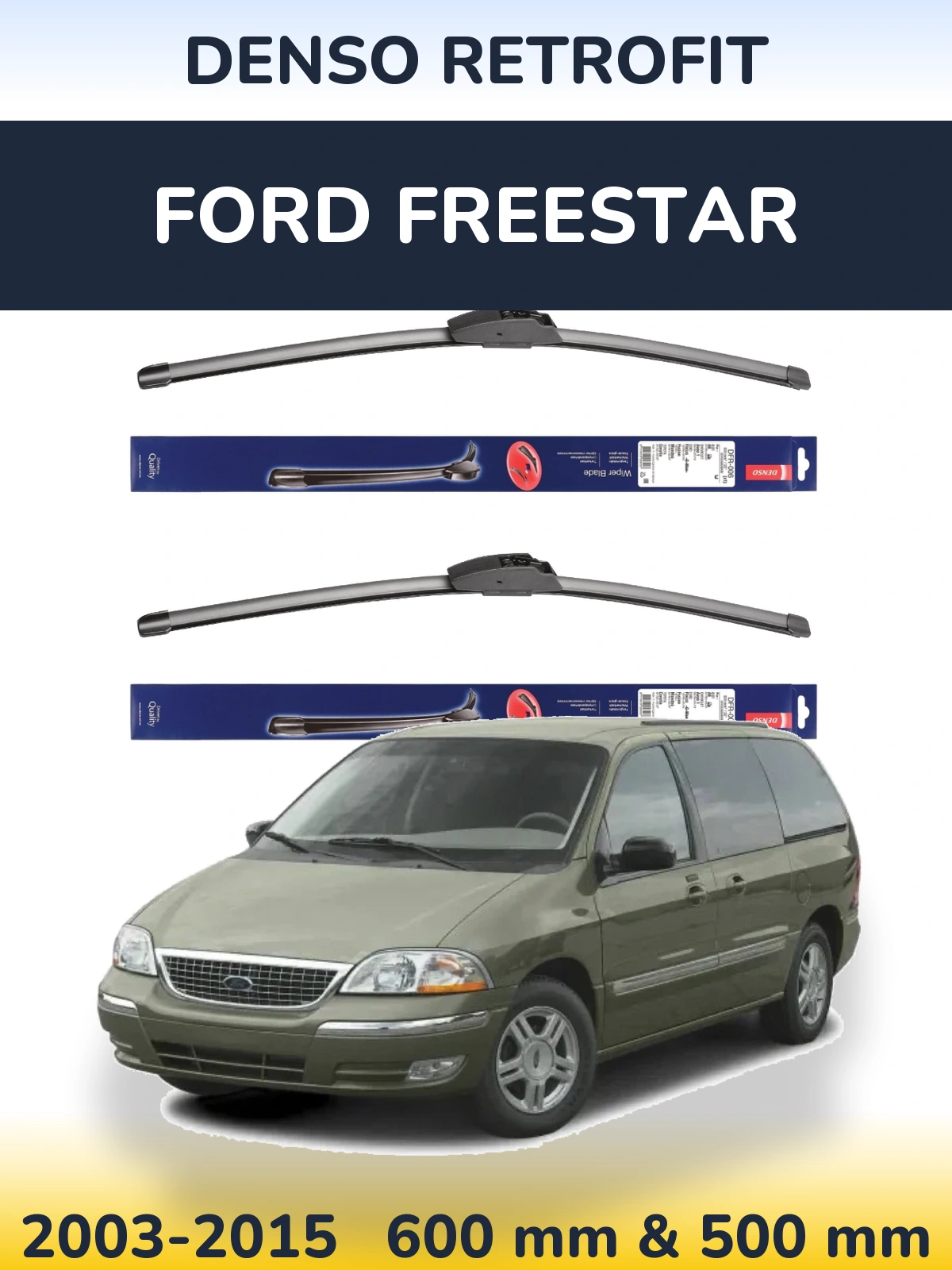 Ștergătoare Denso Retrofit pentru Ford Freestar
