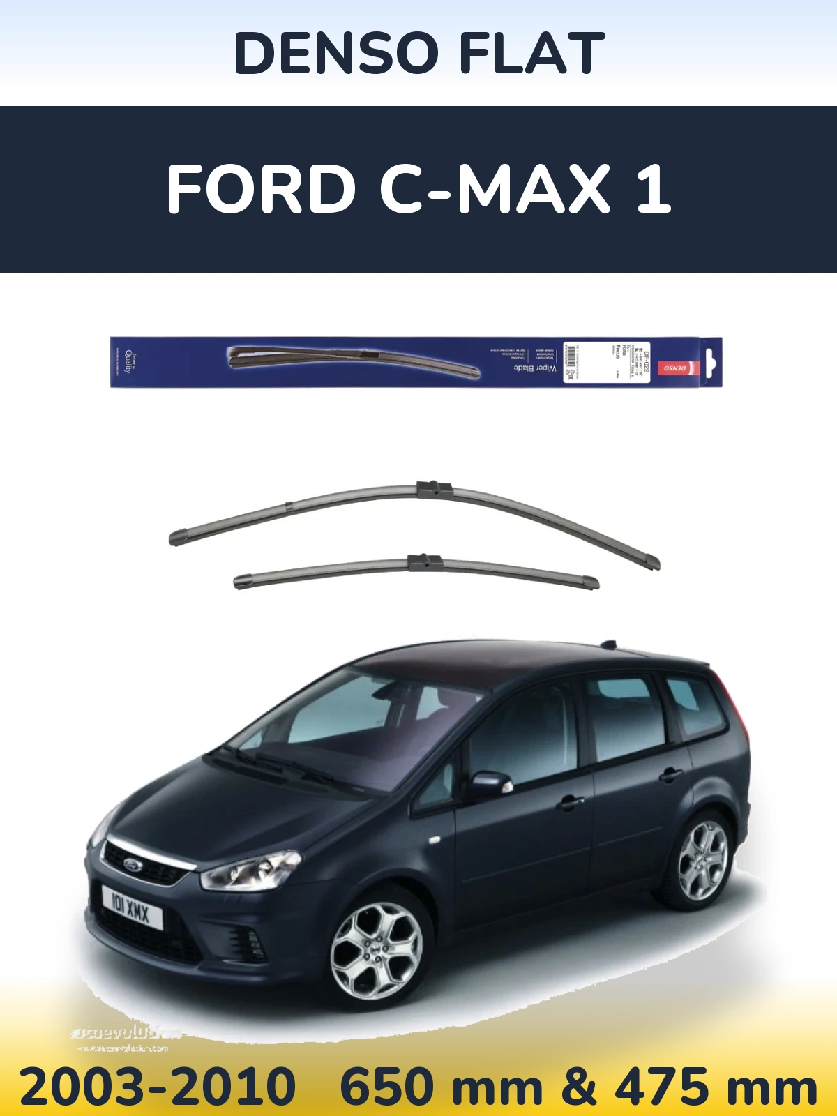 Ștergătoare Denso Flat pentru Ford C-MAX 1