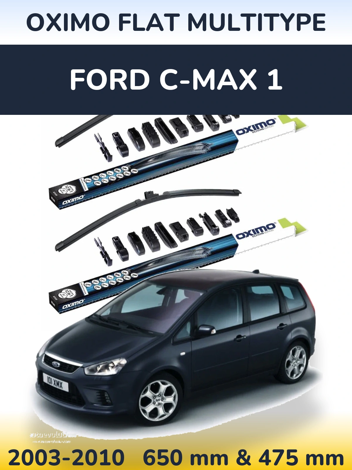 Ștergătoare Oximo Flat MultiTipe pentru Ford C-MAX 1