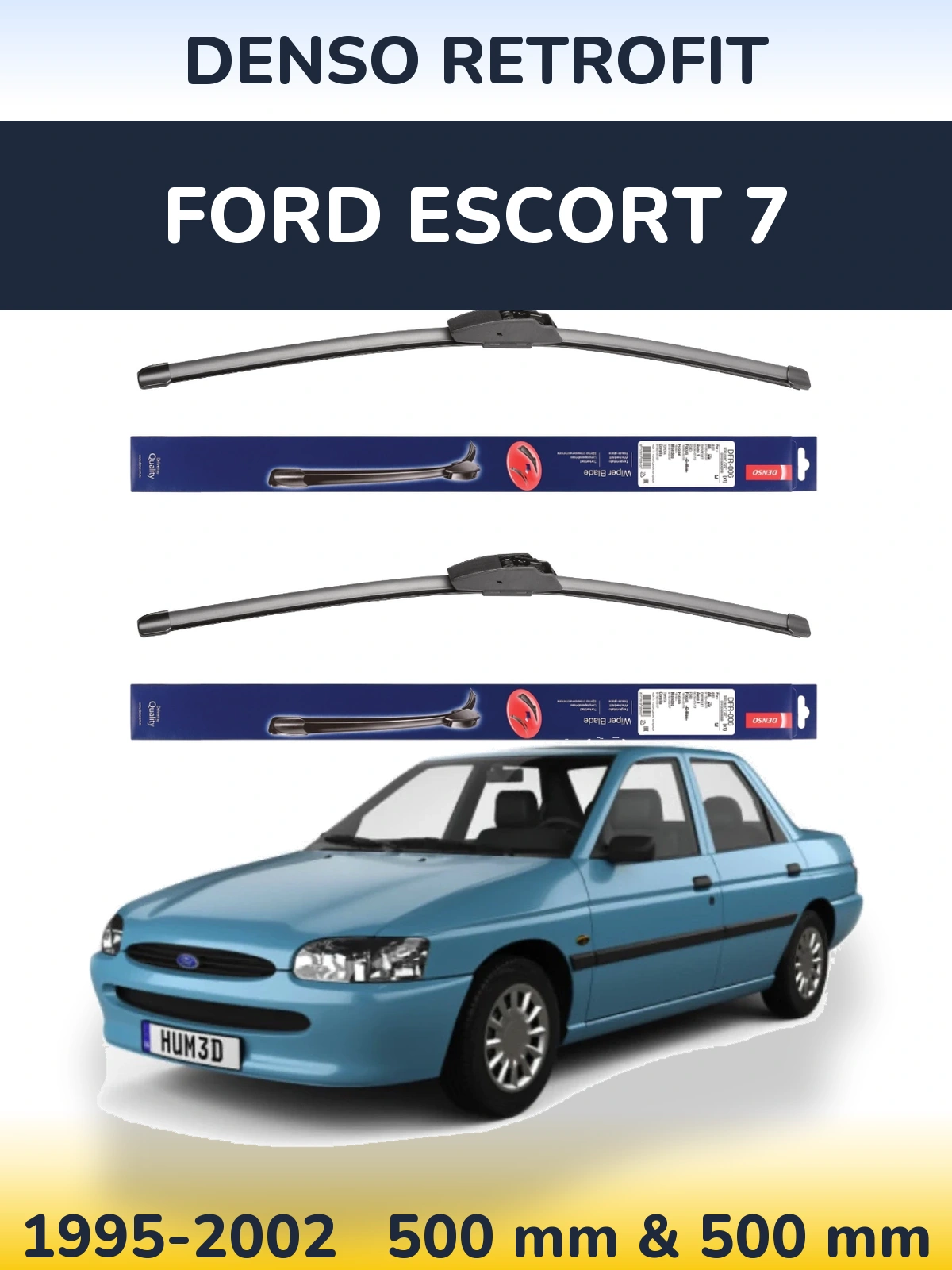Ștergătoare Denso Retrofit pentru Ford Escort 7