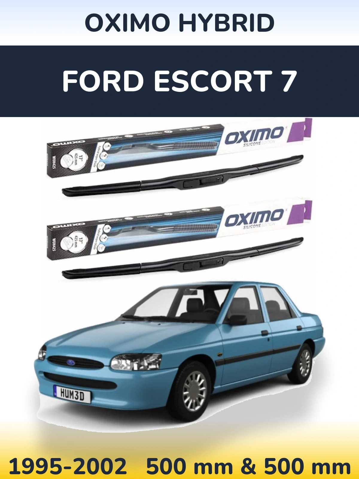 Ștergătoare Oximo Hybrid pentru Ford Escort 7