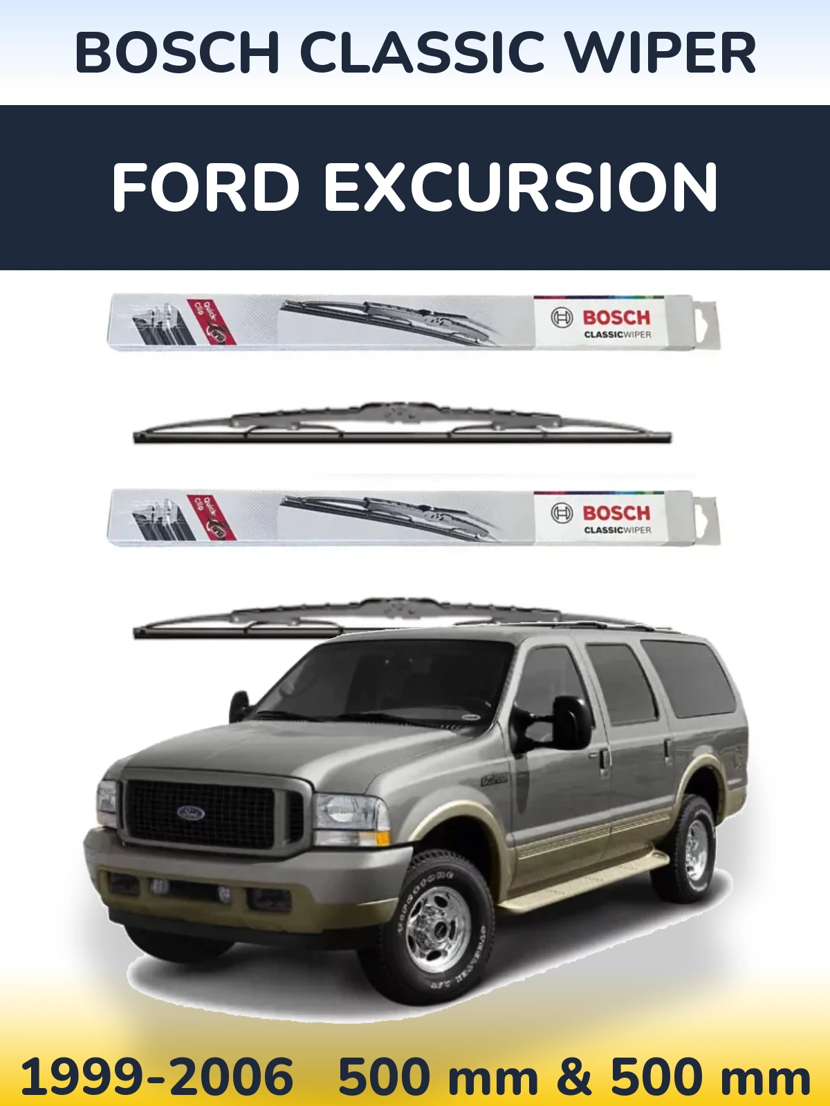 Ștergătoare BOSCH Classic Wiper pentru Ford Excursion